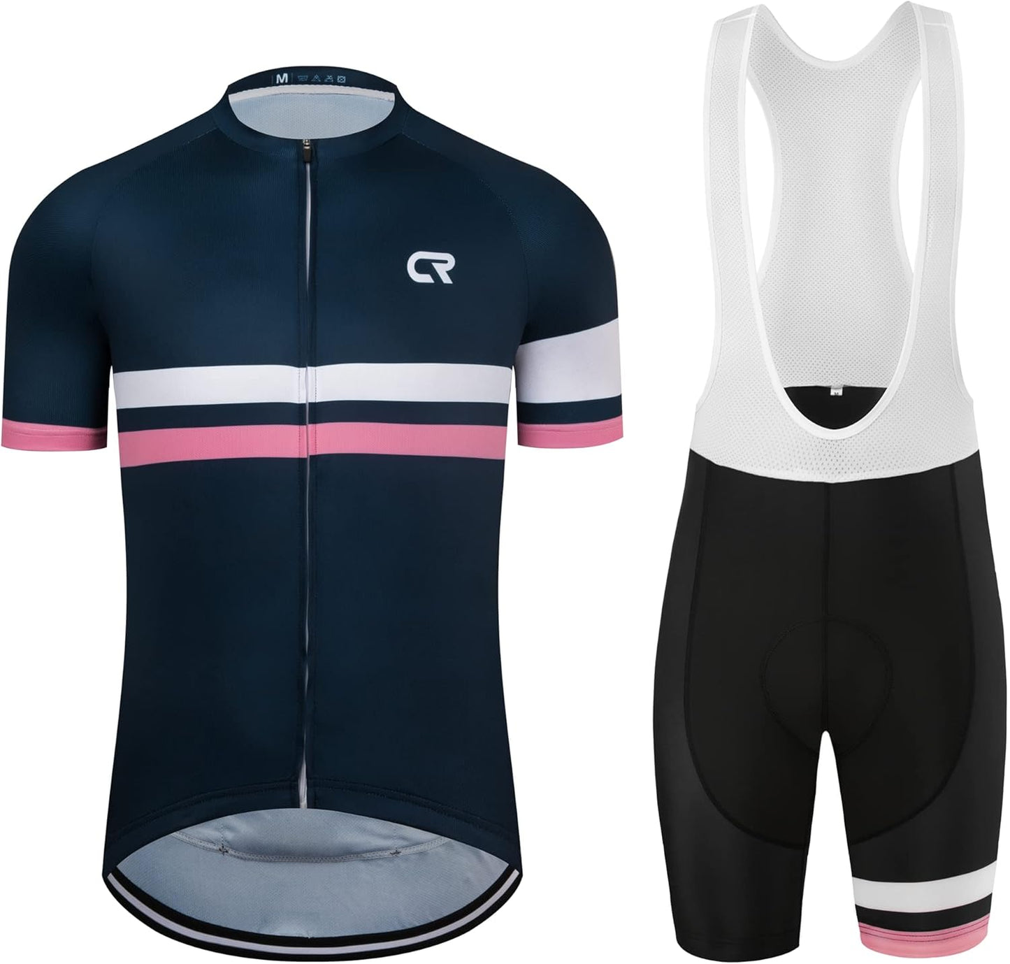 Coconut Ropamo Men's Cycling Jersey Set with 3D Padded Shorts