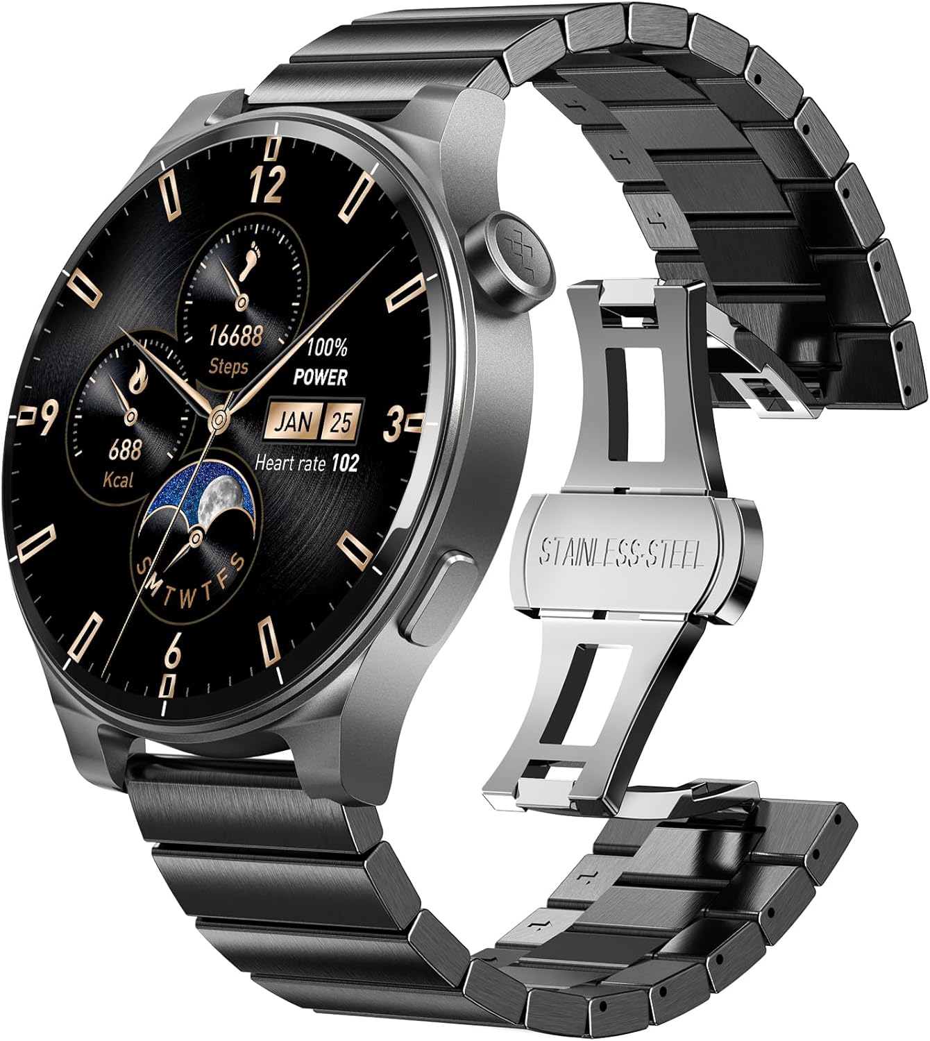 TOZO S5 Smart Watch - Answer Calls, 100+ Sport Modes, IP68 Waterproof