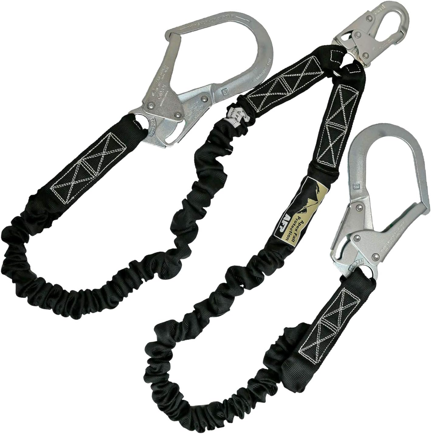 AFP 6FT Double Leg Internal Shock Absorbing Safety Lanyard