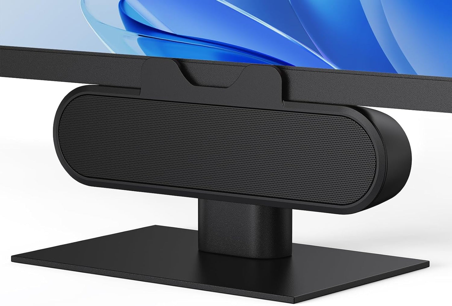 Inwa Clip-On Monitor Speaker Bar: HD Stereo Sound