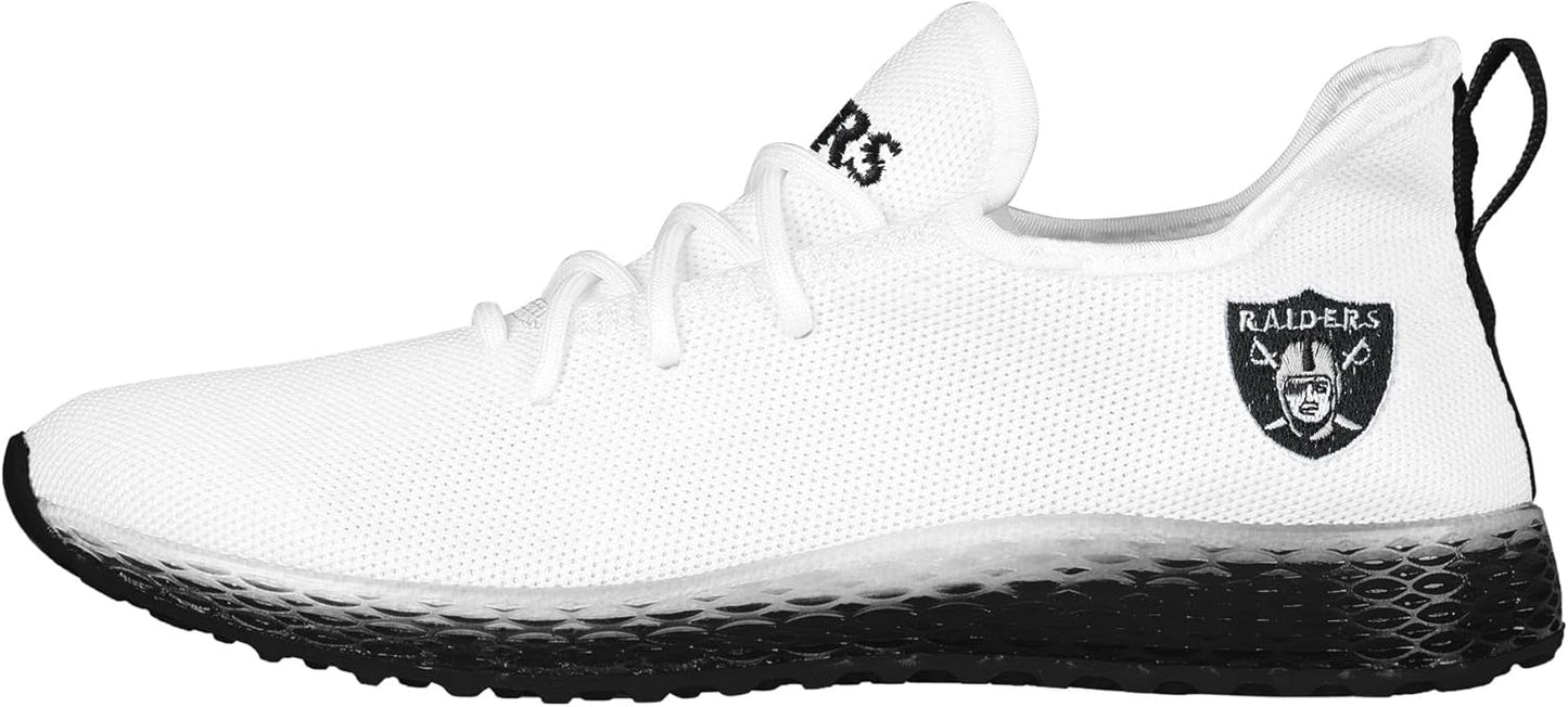 FOCO Men's NFL Team Logo Gradient Athletic Shoes for Fans