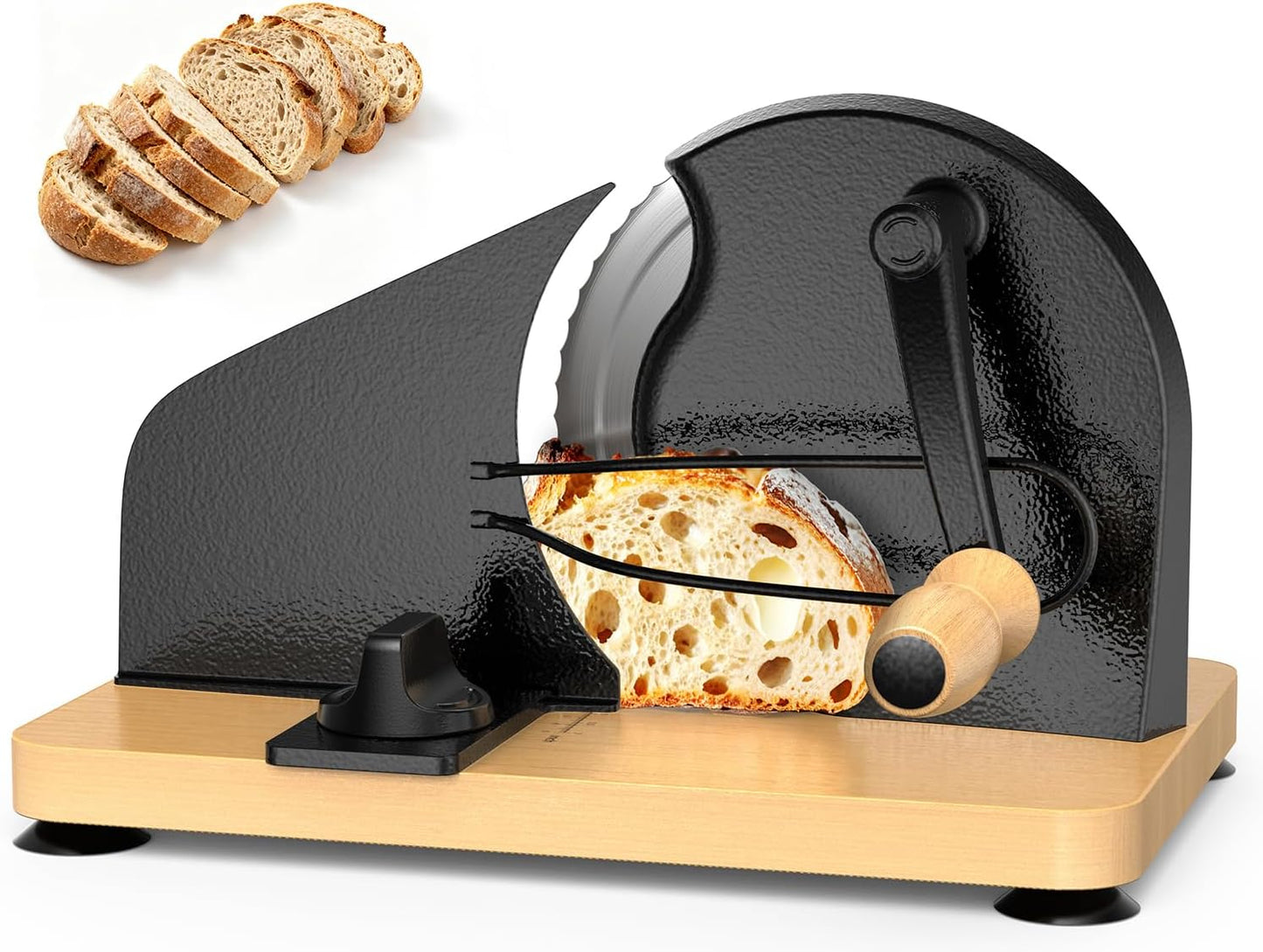 Upgraded Manual Bread Slicer for Perfect Homemade Sourdough