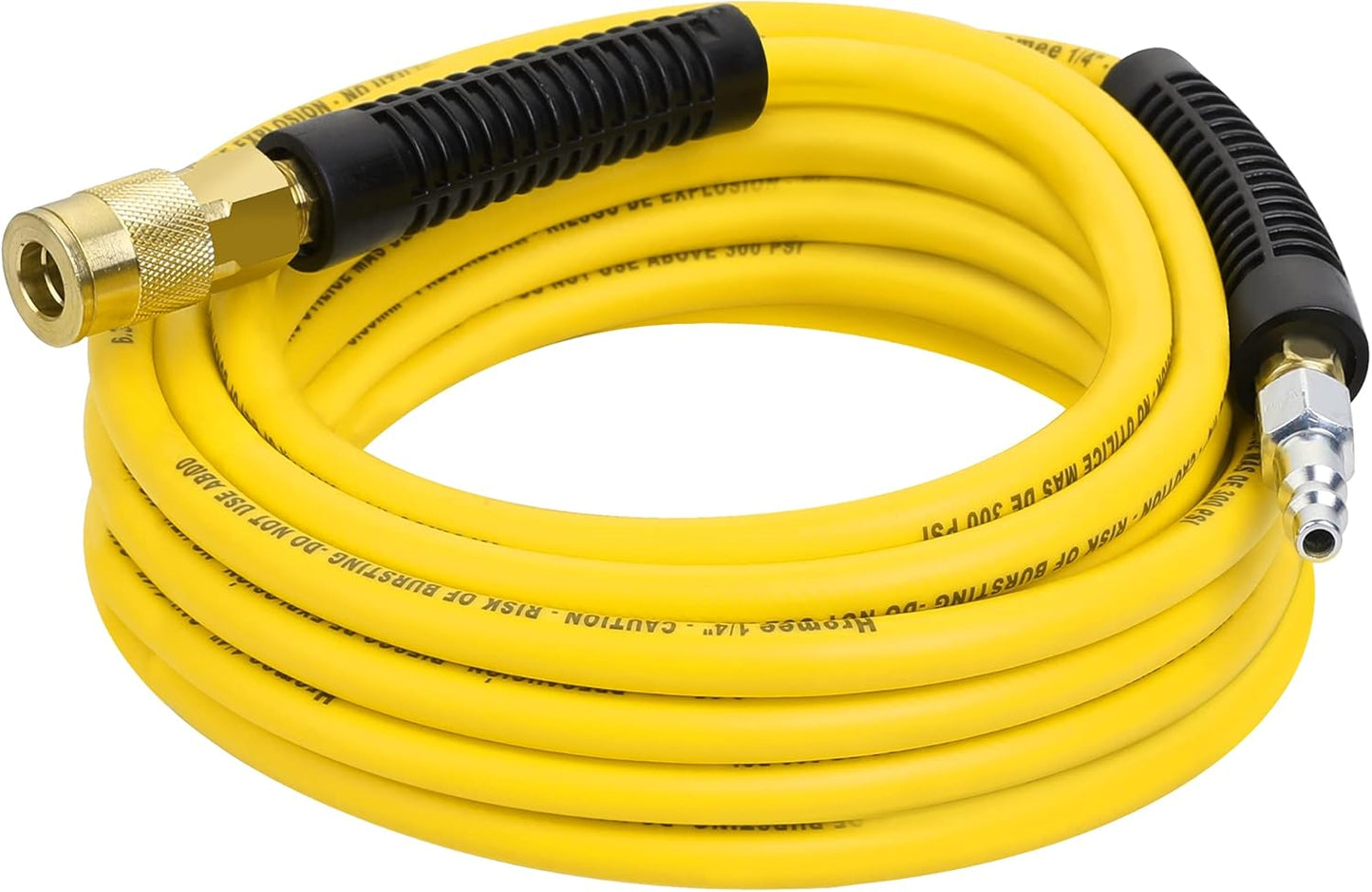 Hromee 25ft Hybrid Air Hose with Quick Coupler Kit