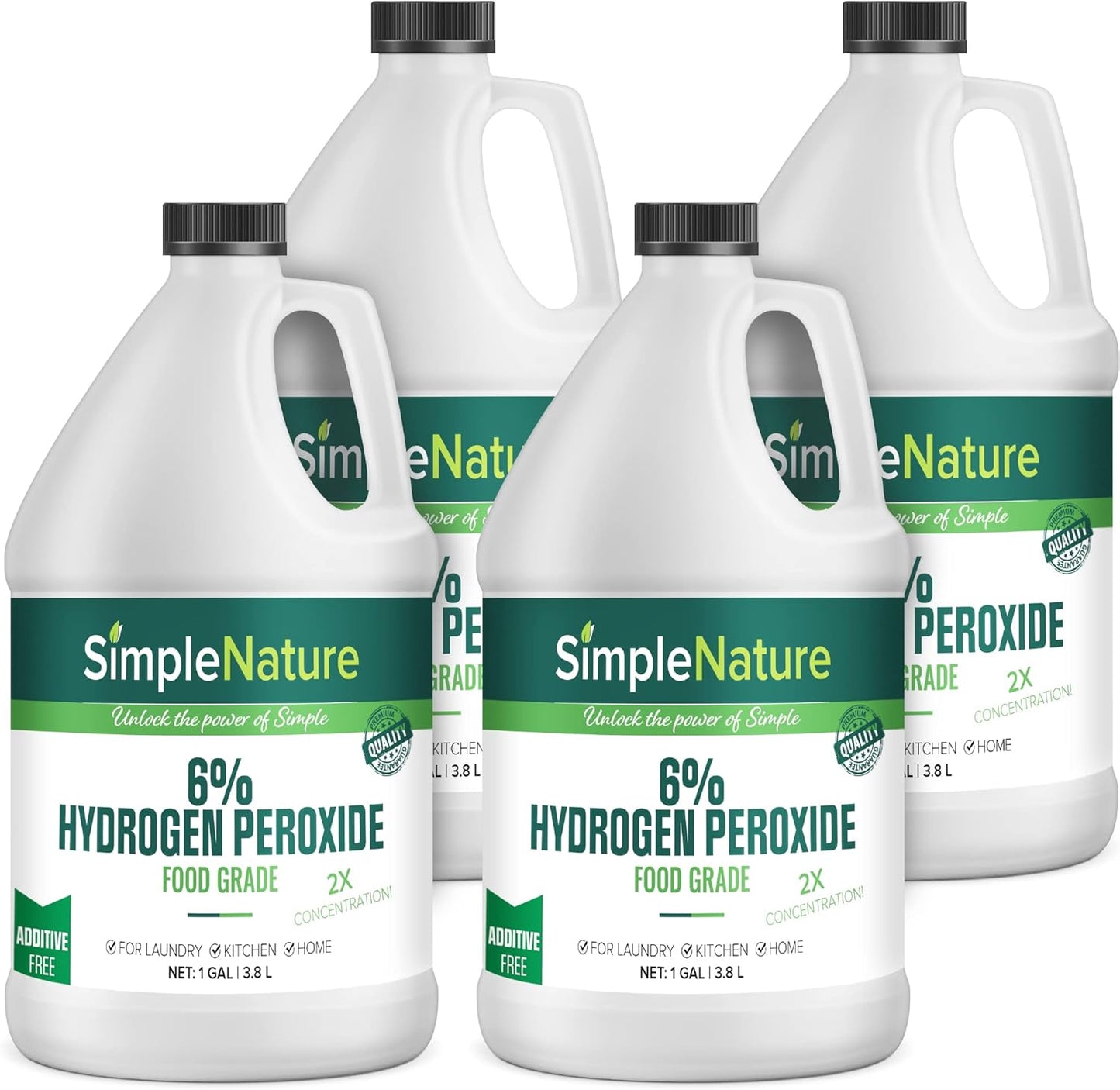 6% Food Grade Hydrogen Peroxide Solution - Ecofriendly Cleaner