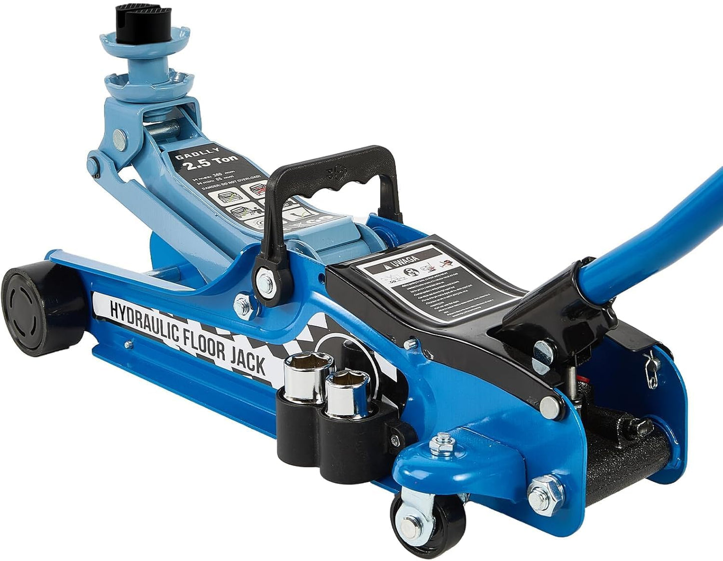 2.5 Ton Floor Jack Kit - Hydraulic Low Profile Trolley Jack