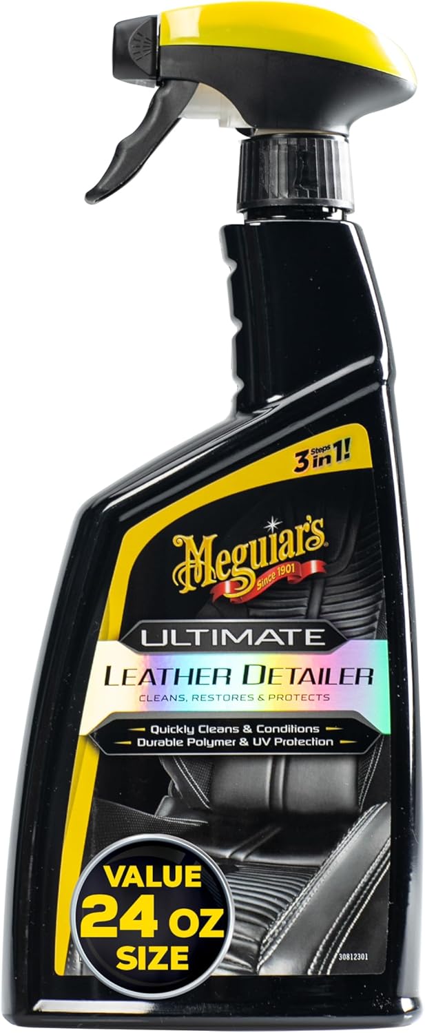 Meguiar's Ultimate Leather Care - 3-in-1 Cleaner, Conditioner & Protectant