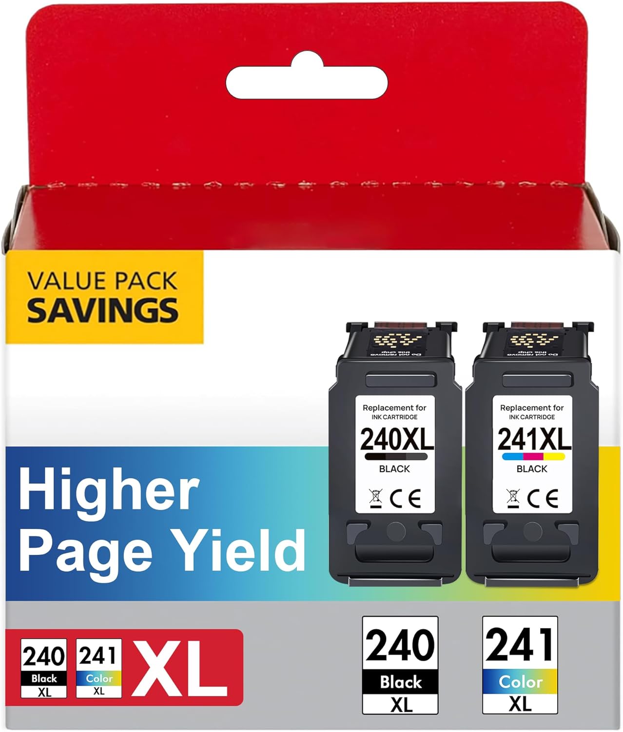 PG-240XL 241XL Ink Cartridges Replacement for Canon Printers
