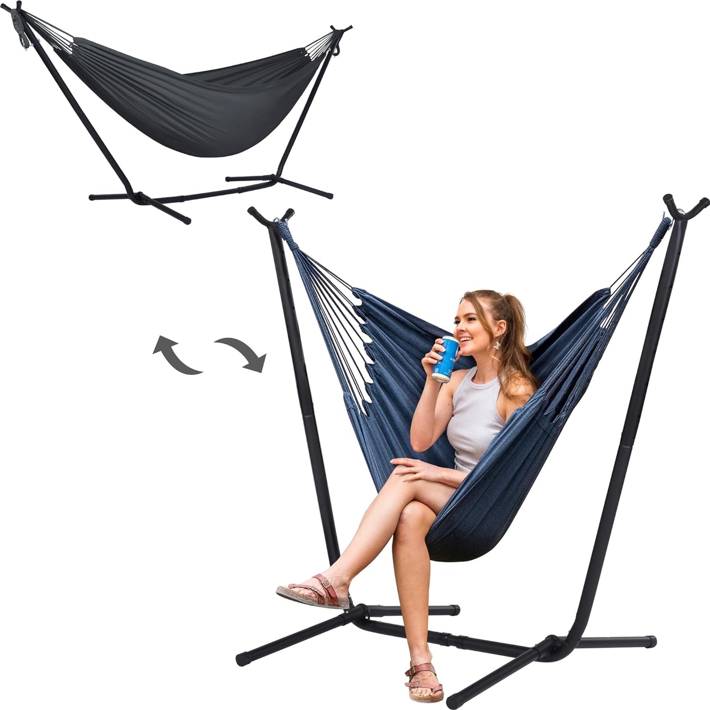 SUNCREAT Convertible Hanging Chair: Space-Saving Relaxation