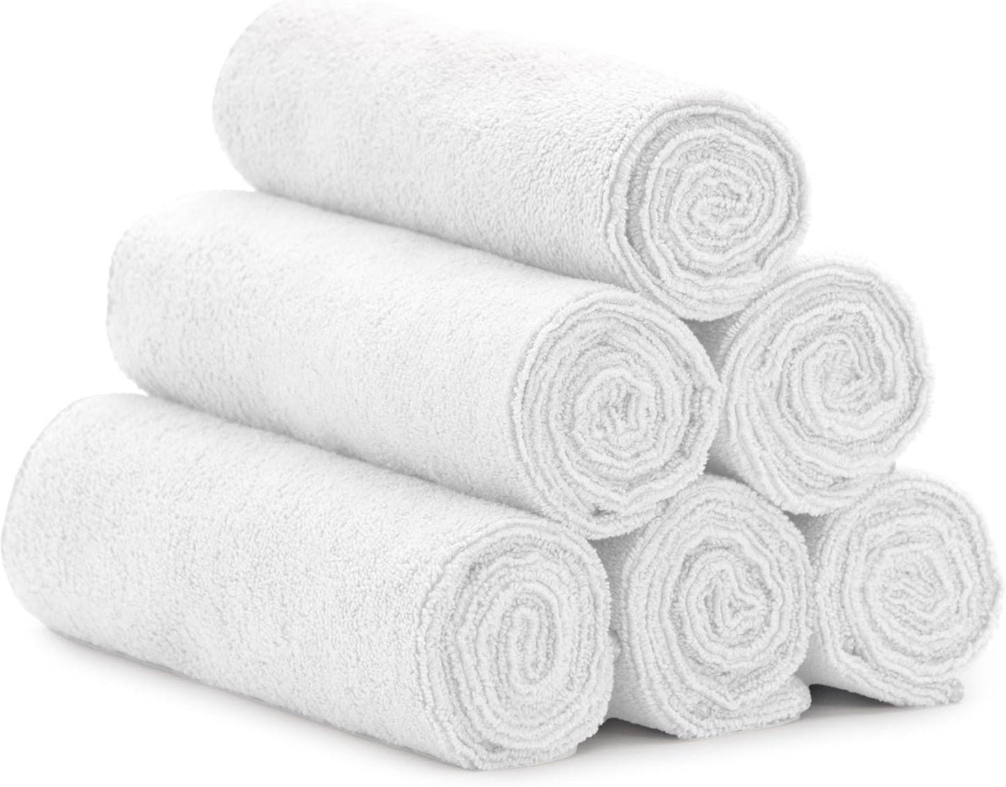 Quick-Dry Gym Towels 6 Pack, 16x27, S&T INC.