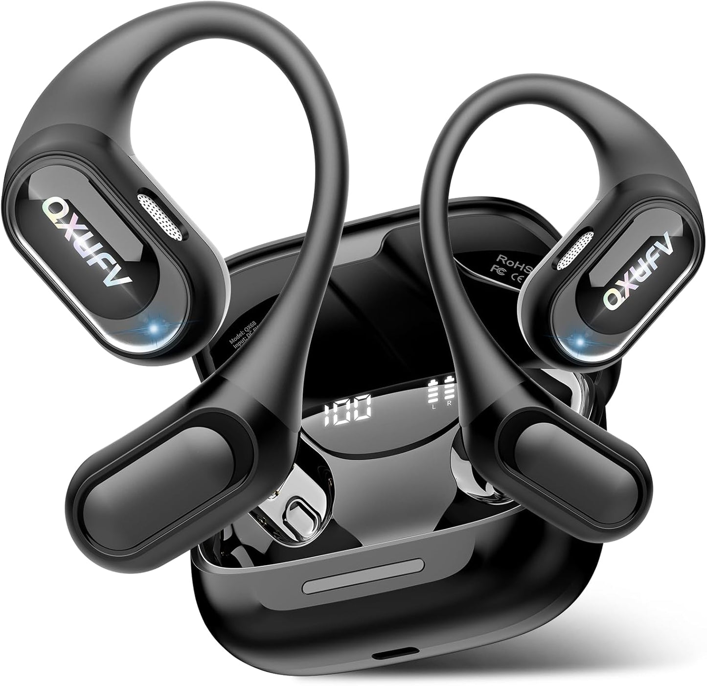 Open Ear Headphones with Premium Sound and 48H Playtime