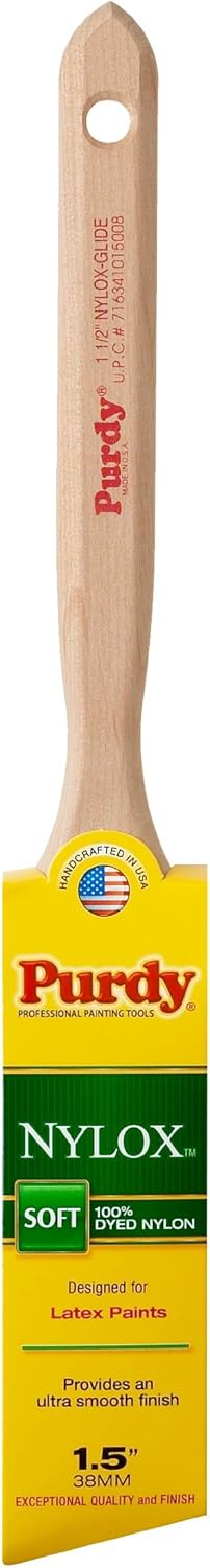 Purdy Nylox Glide Paint Brush for Flawless Finishes, 1-1/2 in