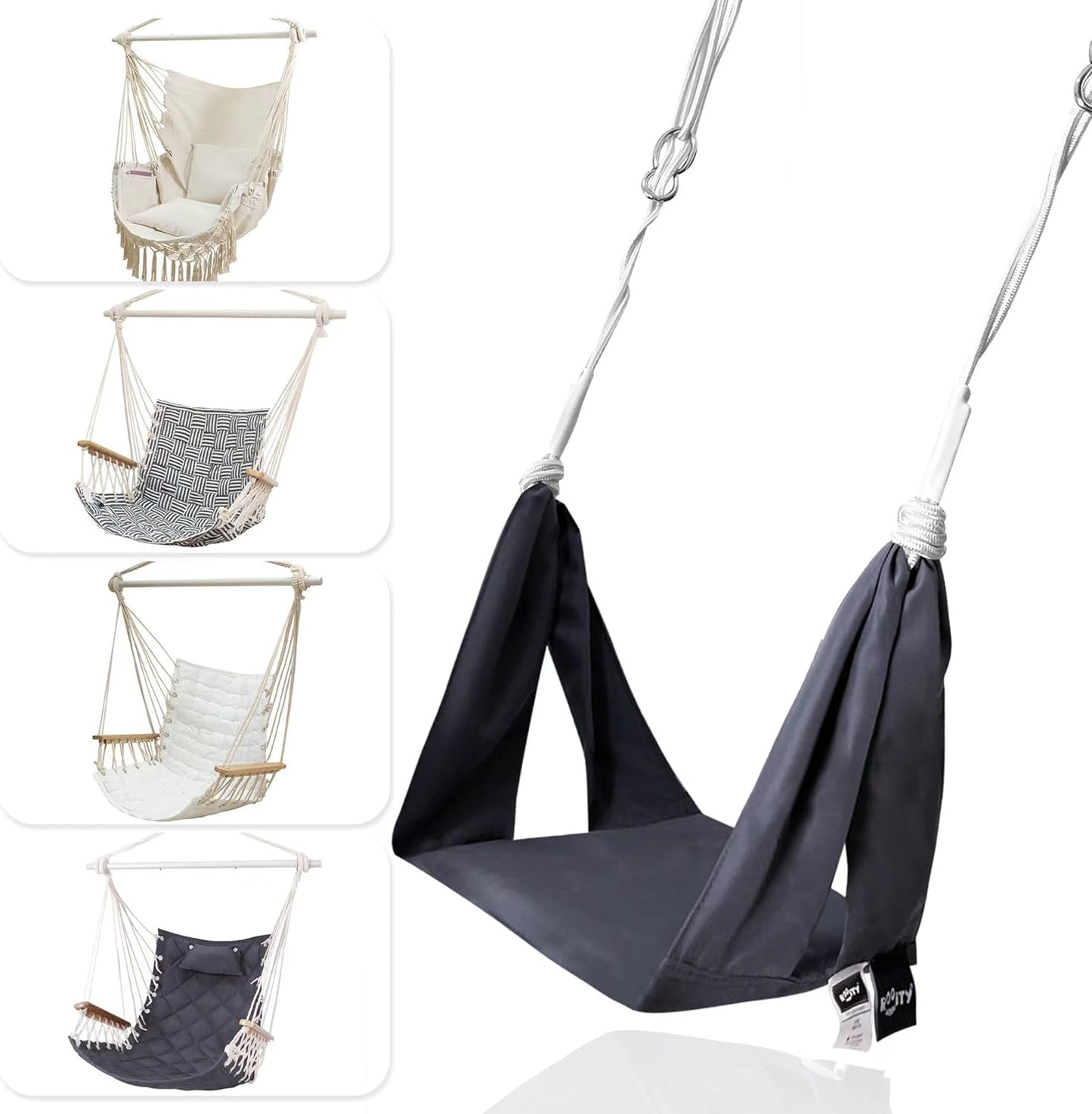Adjustable Hammock Footrest - Universal Fit & Quick Clip Attachment