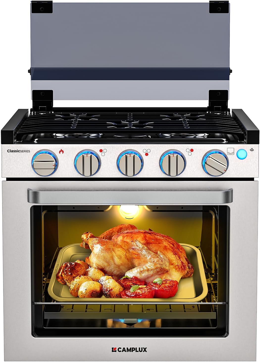 CAMPLUX Classic RV Stove Propane Range for Compact Kitchens