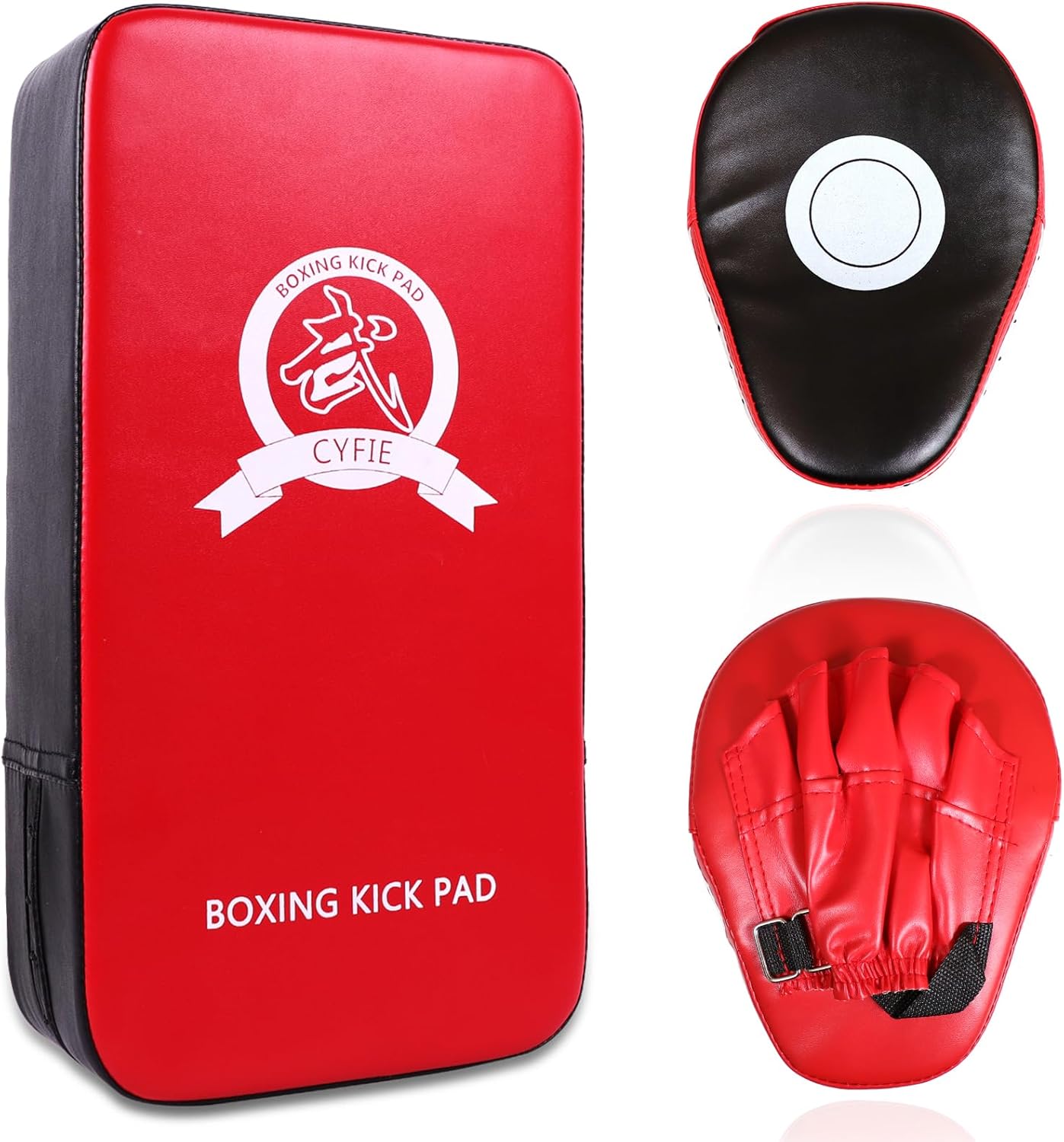 CYFIE 2-in-1 Boxing Strike Pads Set - Martial Arts Training Essential