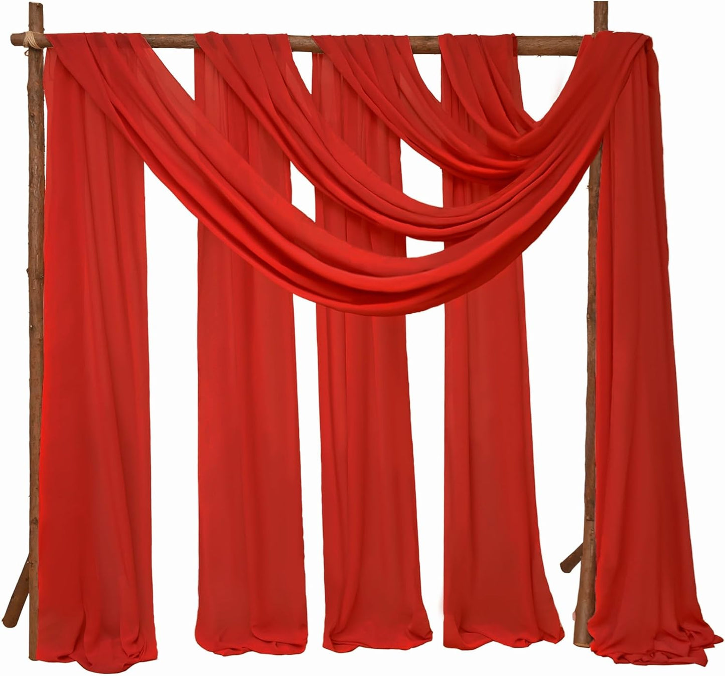 Elegant 4 Panels Wedding Arch Draping Fabric for Ceremonies