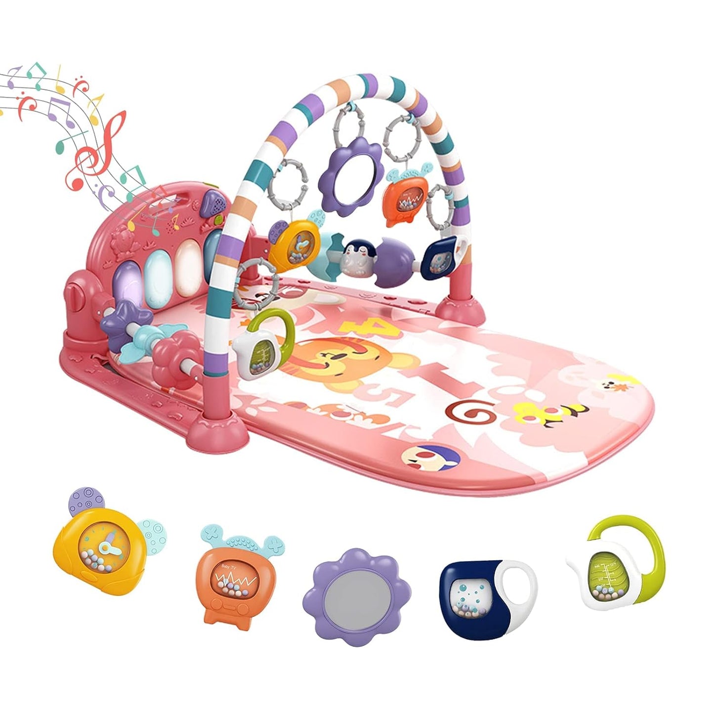 dearlomum Baby Play Mat: Sensory Toys & Music for Infant Development