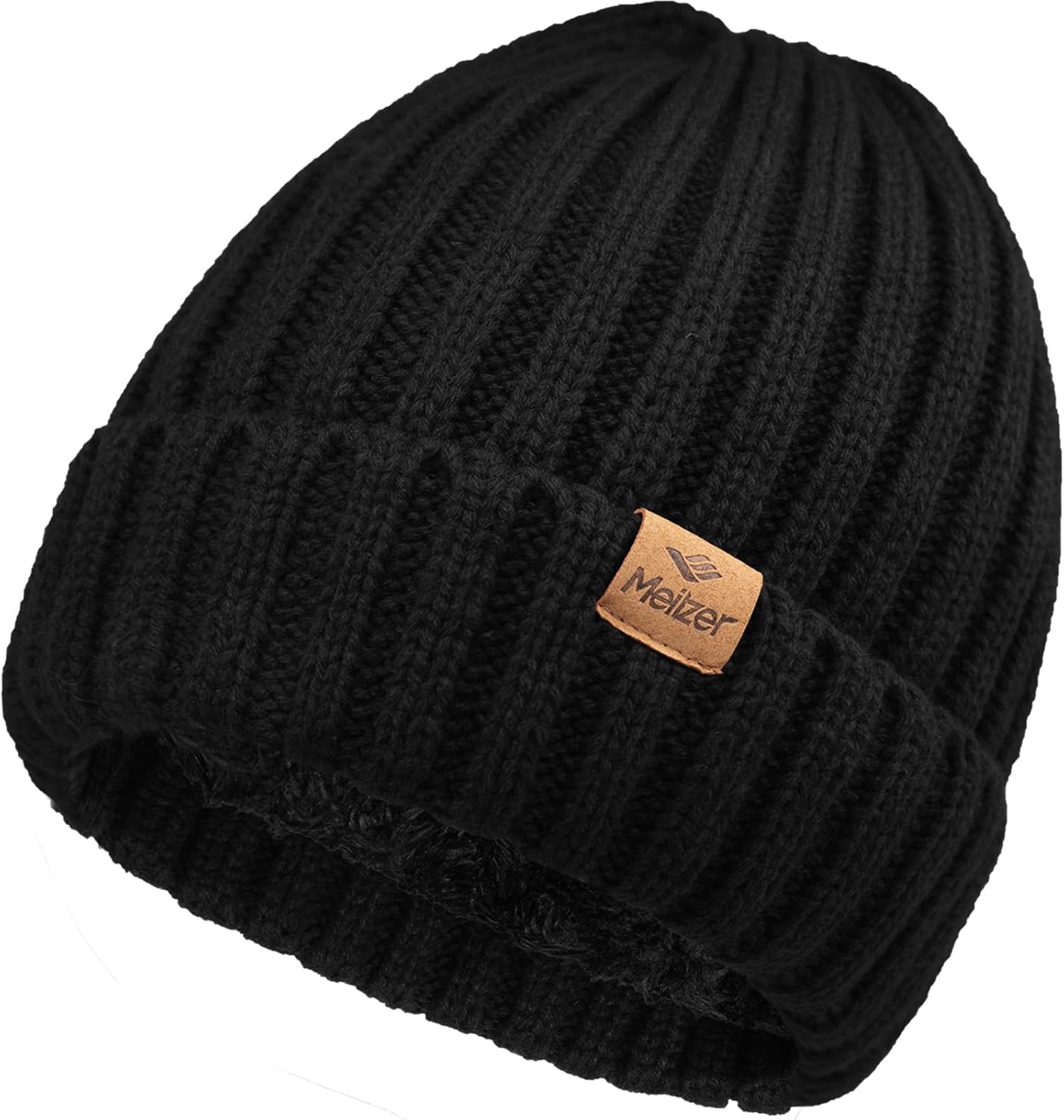 Warm Double-Layer Knit Beanie in Multiple Colors - Meilzer