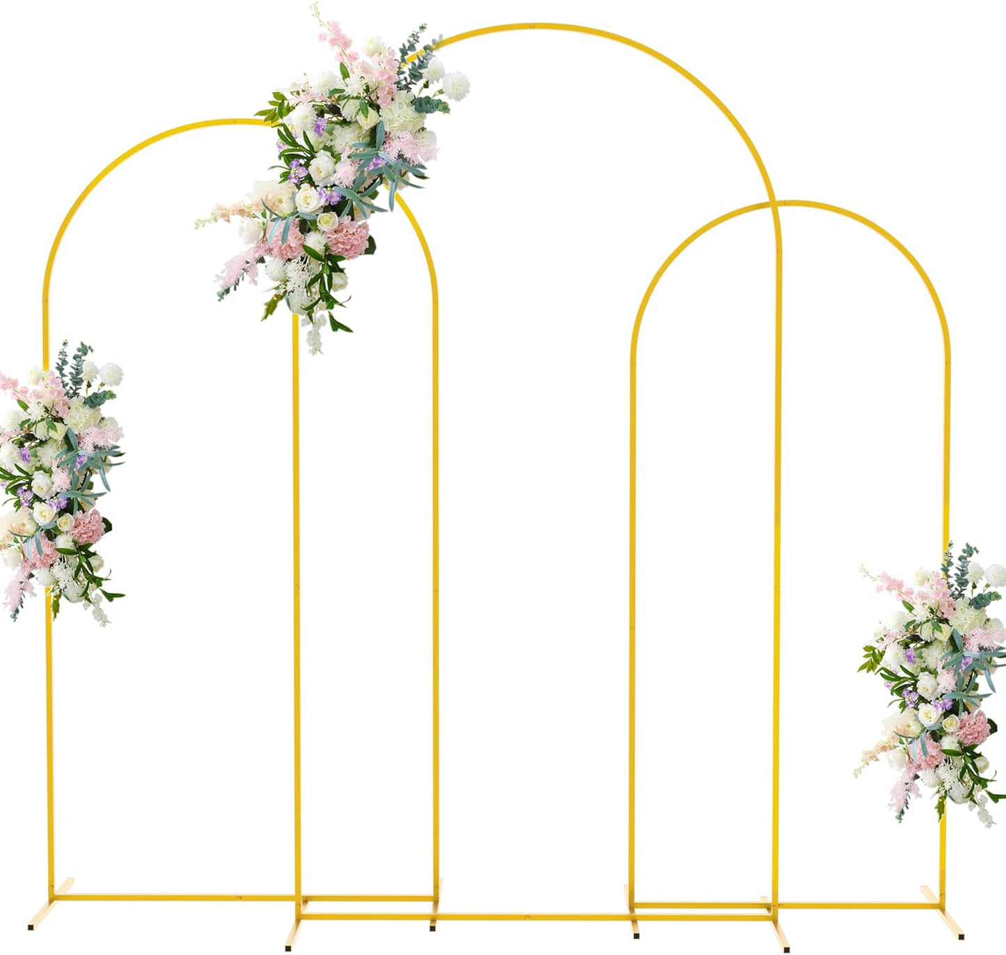Asee'm Metal Arch Backdrop Stand Set for Elegant Events