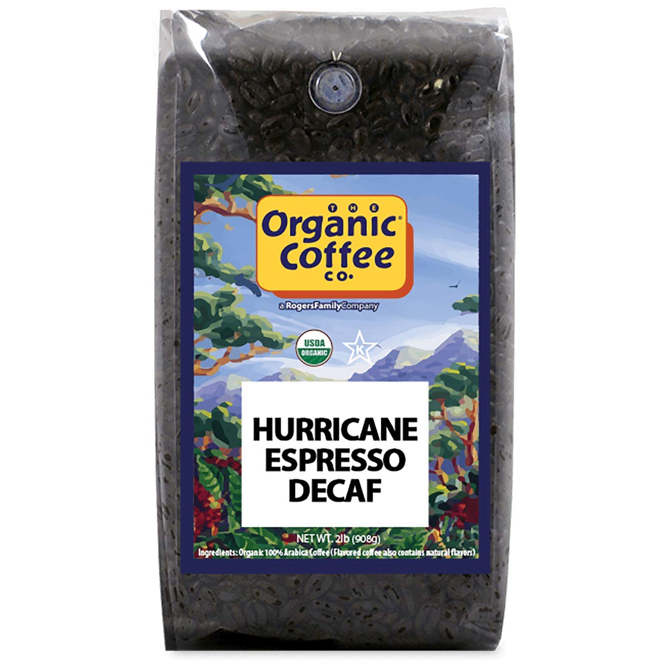 Organic Decaf Espresso Roast - Swiss Water Processed, 2lb Bag