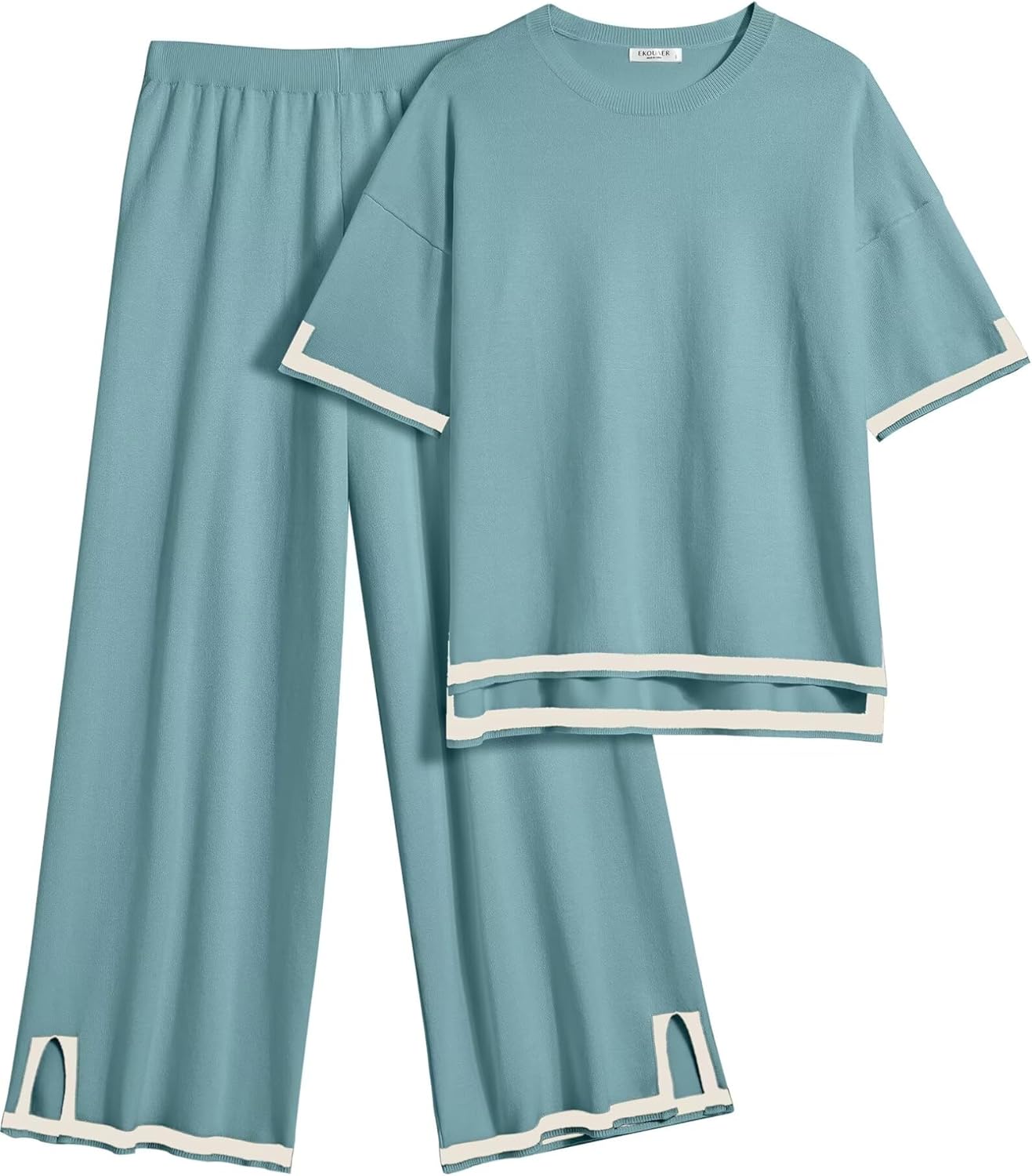 Ekouaer Lounge Set for Women - Stylish Travel Outfits 2 Piece