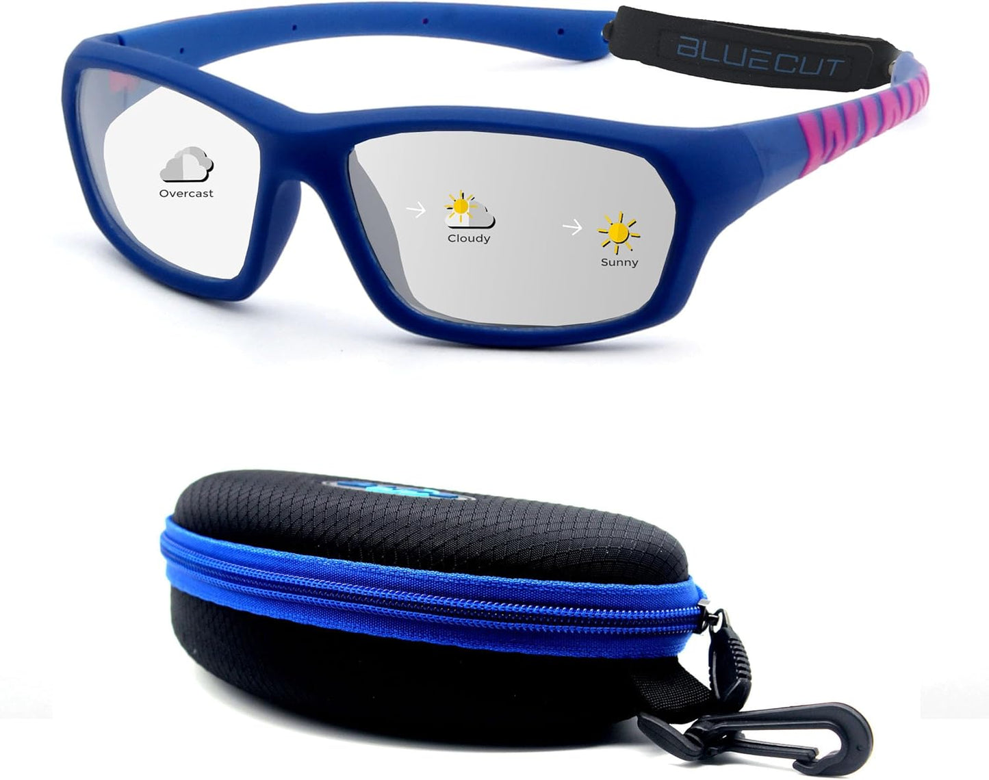 BLUE CUT Sports Protection Goggles with Photochromic Lenses