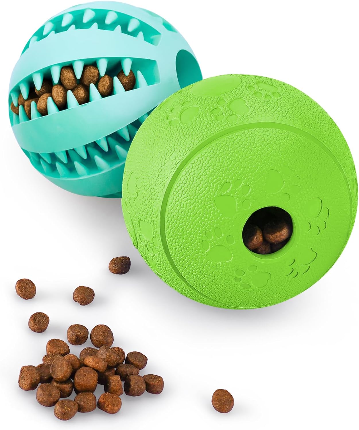 Durable Teething Fun: HIPPIH Interactive Dog Toy Duo