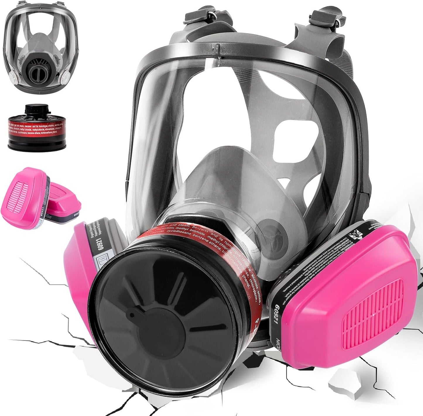Full Face Gas Mask for Nuclear and Chemical Protection
