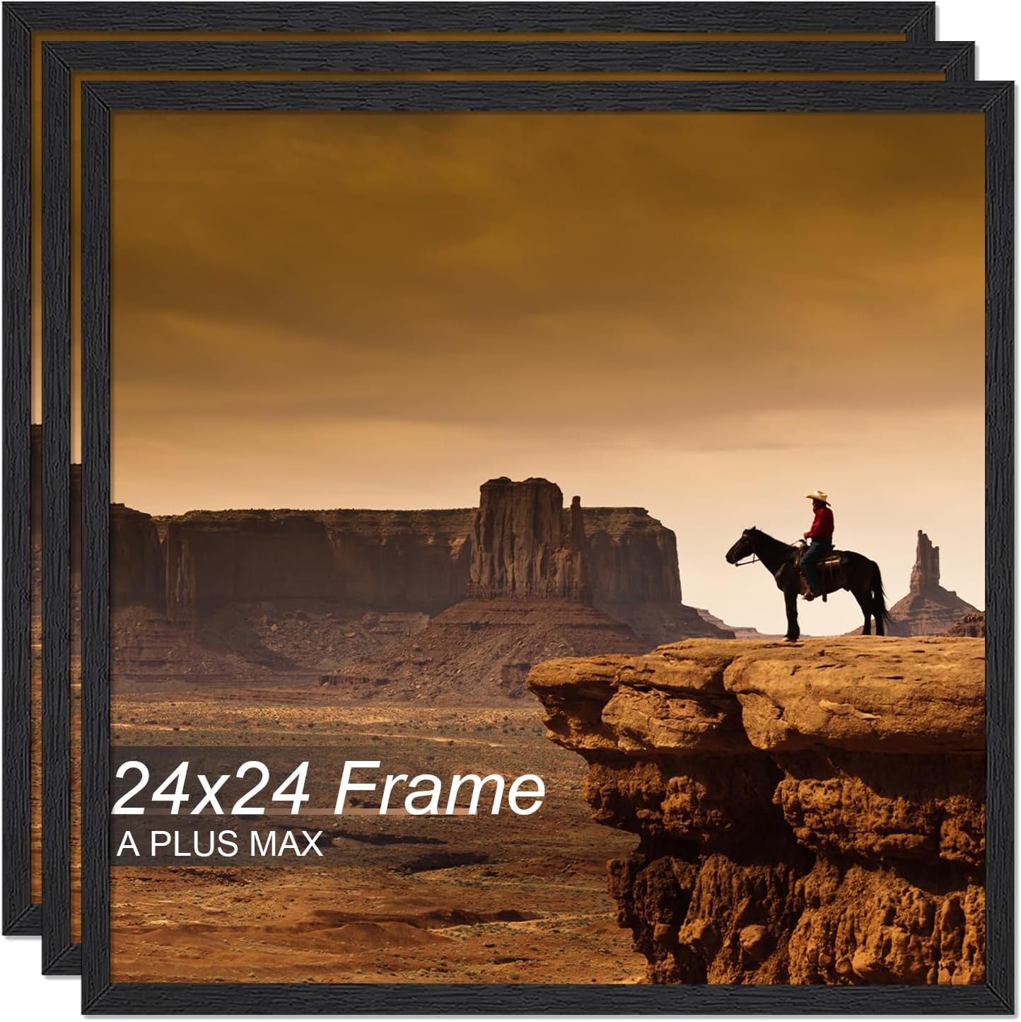 A PLUS MAX 24x24 Picture Frame Set of 3 for Stunning Displays