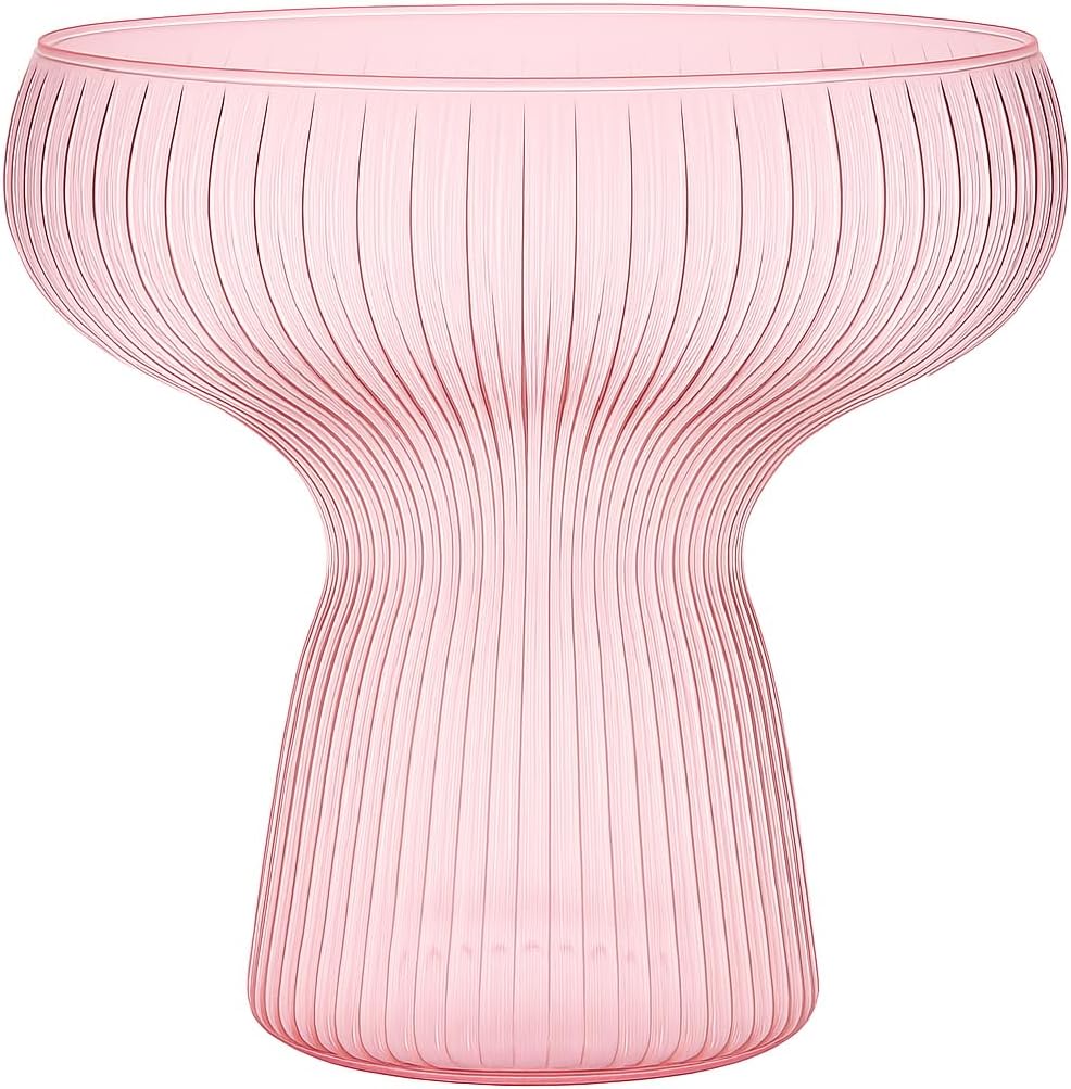 Oojami Lunara Clear Plastic Margarita Glasses for Parties