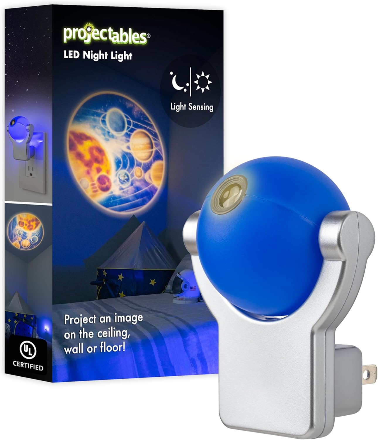 Solar System Night Light Projector - Kids' Galaxy Wonder
