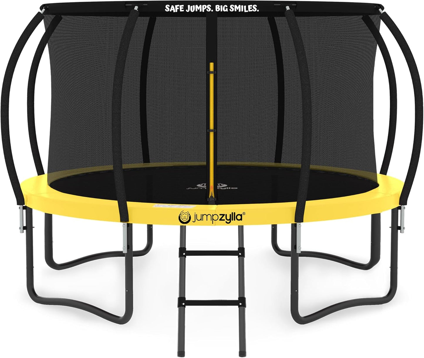 Jumpzylla Trampoline Outdoor 8FT to 16FT with Enclosure & Ladder