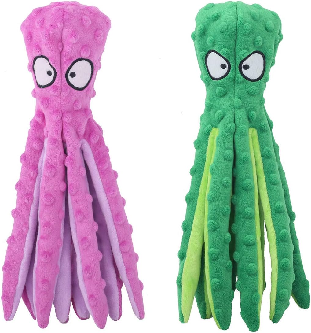 Interactive Octopus Dog Toys - Durable Squeaky Fun!