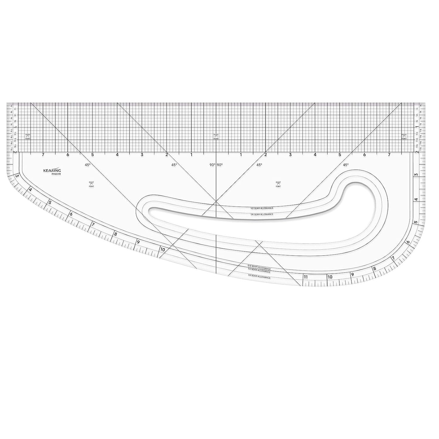 16in Imperial Acrylic Pattern Master Ruler for Designers