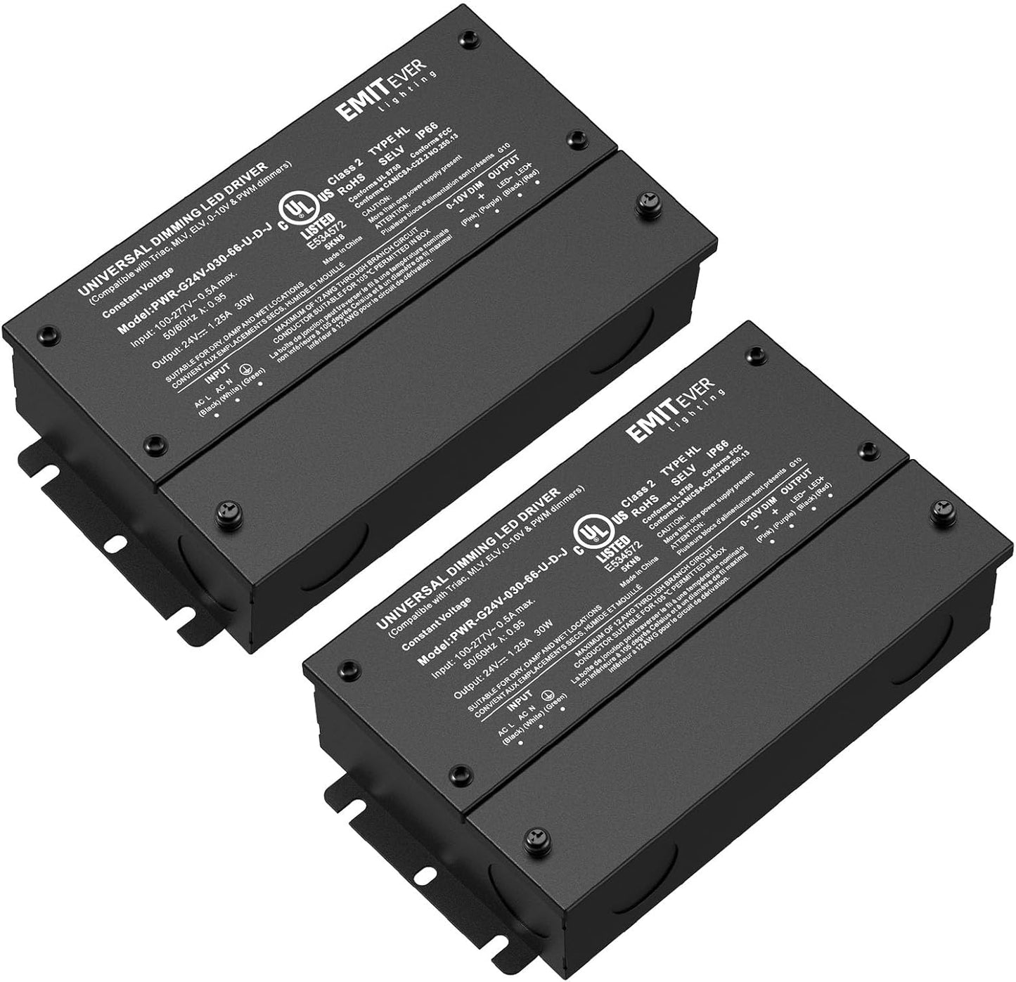 EMITEVER Dimmable Led Driver 30W Waterproof Transformer for Dimming