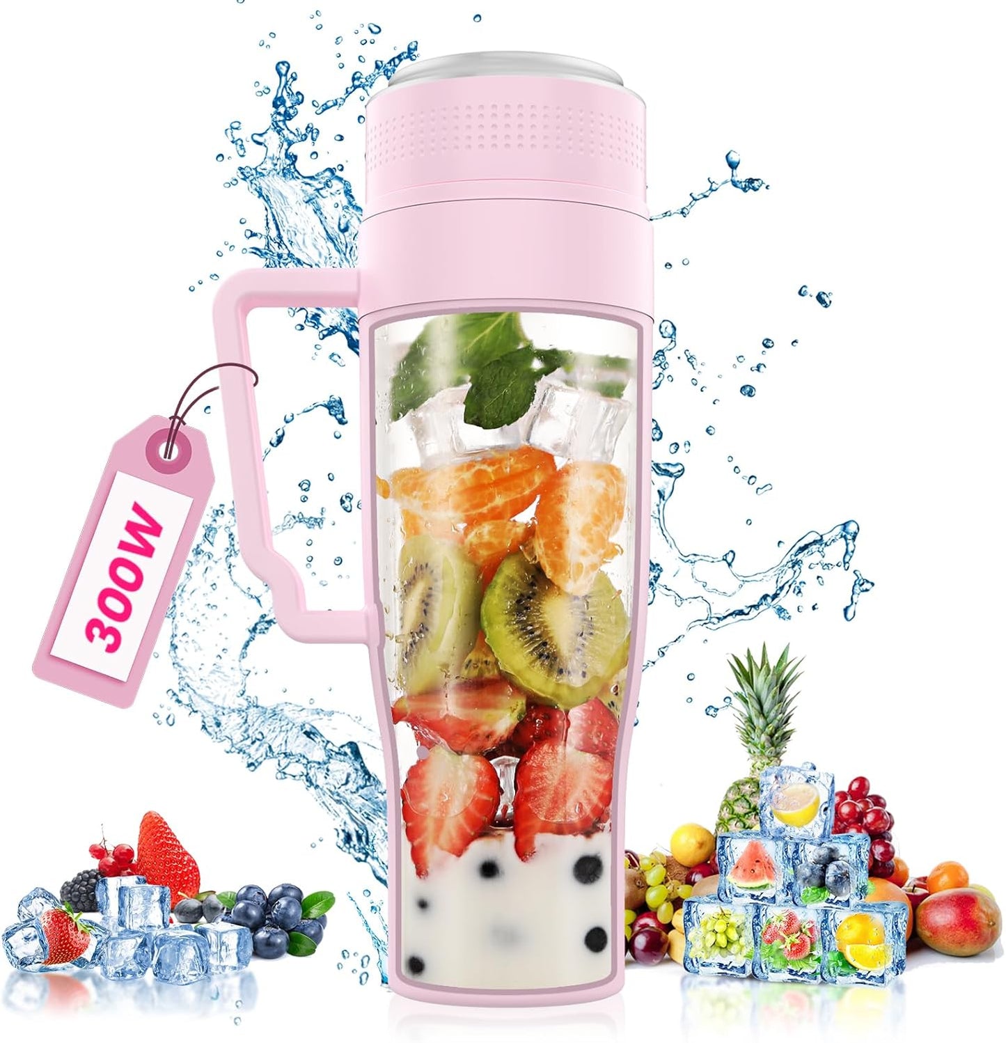 MoKo 300W Portable Smoothie Blender - Blend Anywhere!