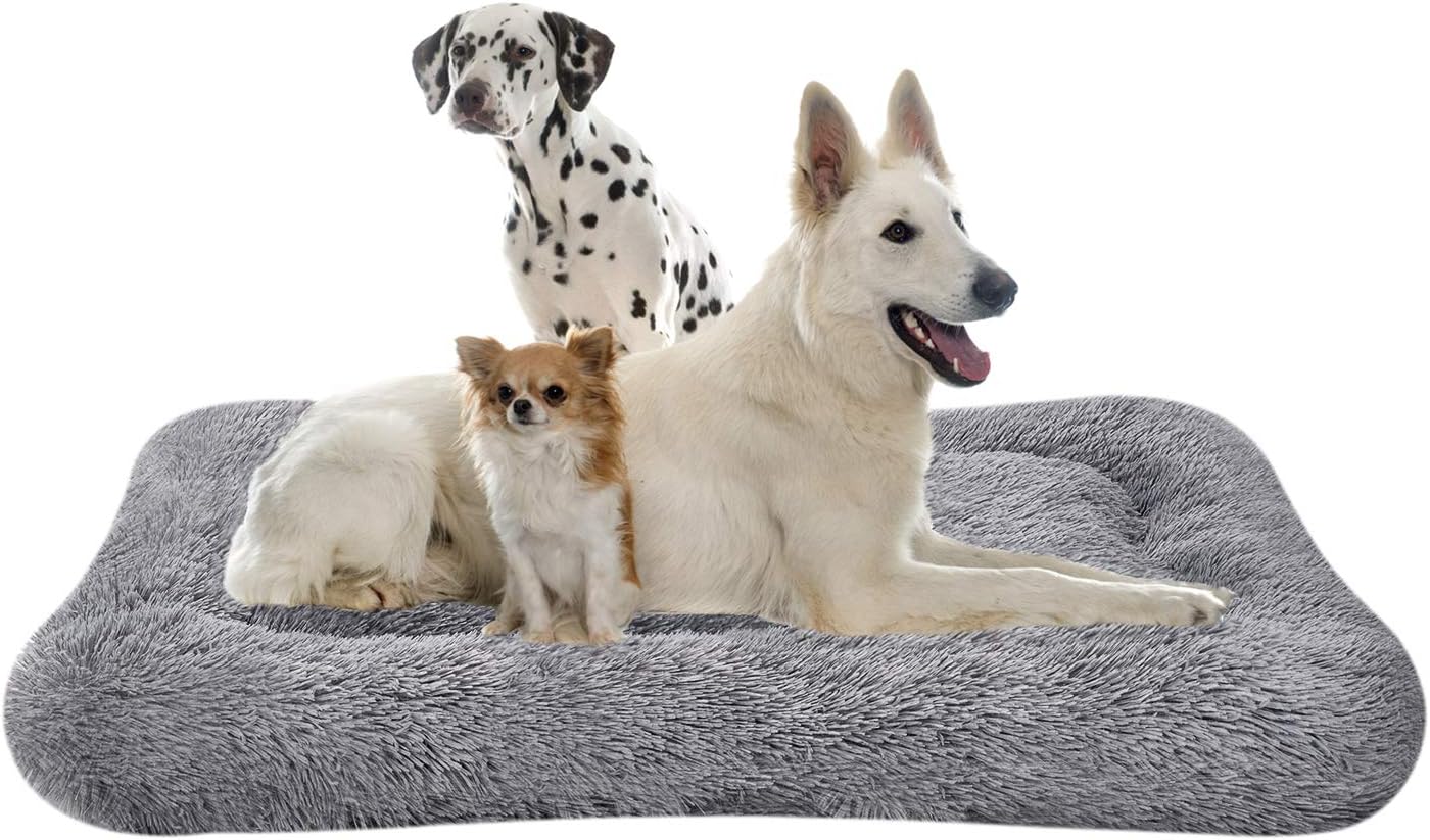 Coohom Deluxe Plush Dog Bed for Medium Large X-Large Dogs