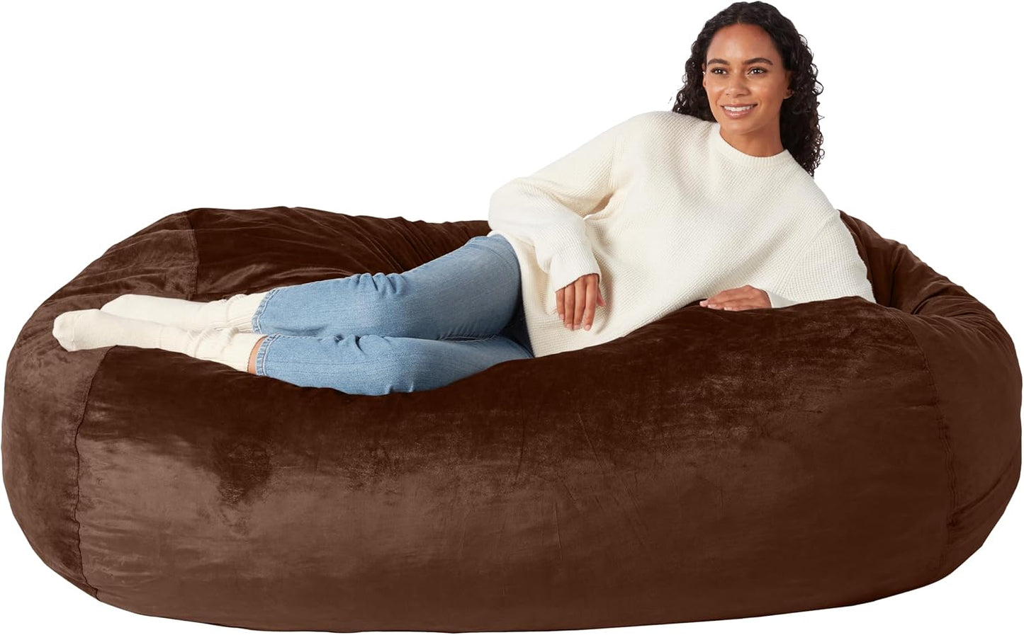 Memory Foam Filled Bean Bag Lounger for Ultimate Comfort