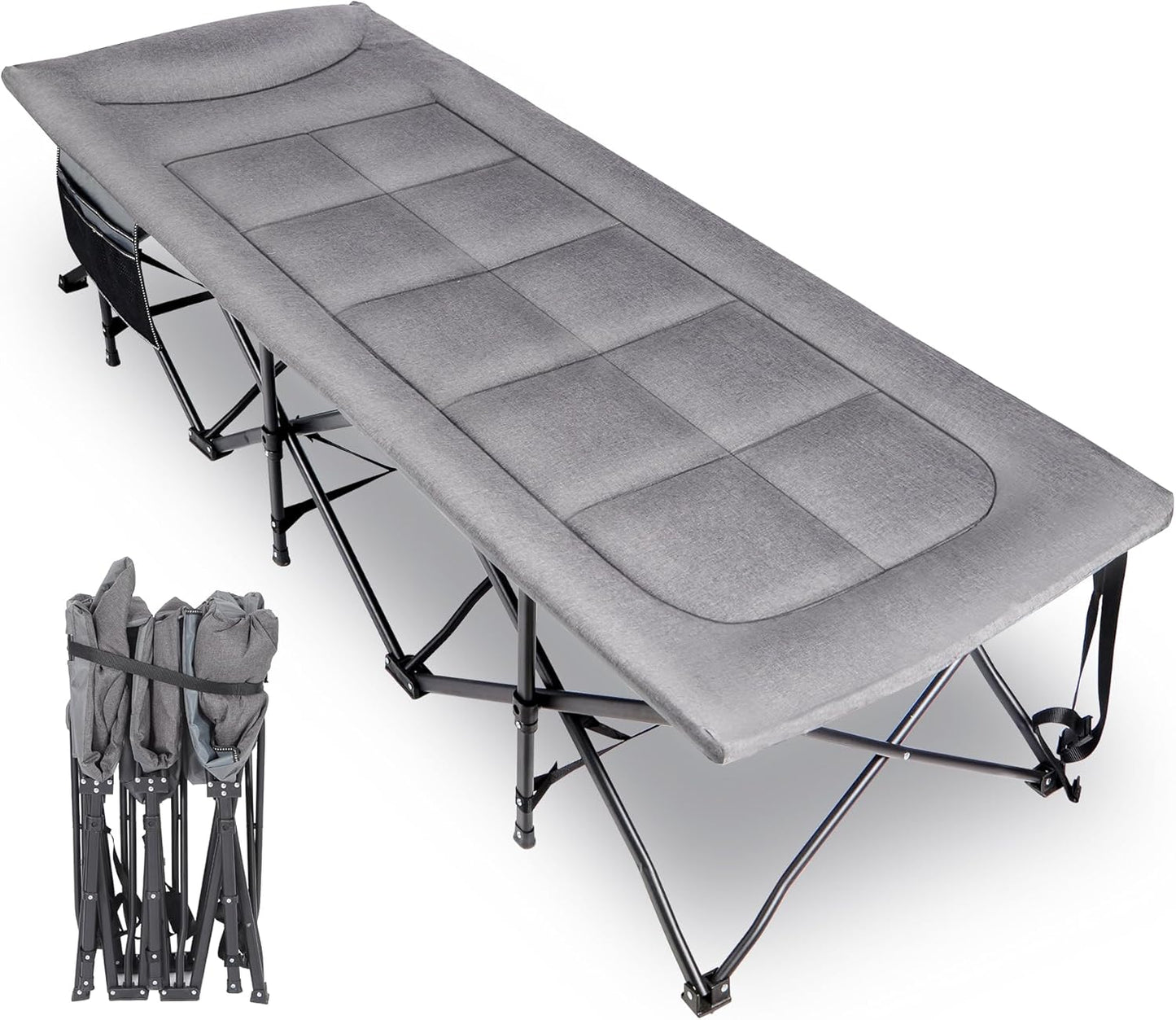 REDCAMP XXL Camping Cot for Adults 500lbs - Oversized Comfort