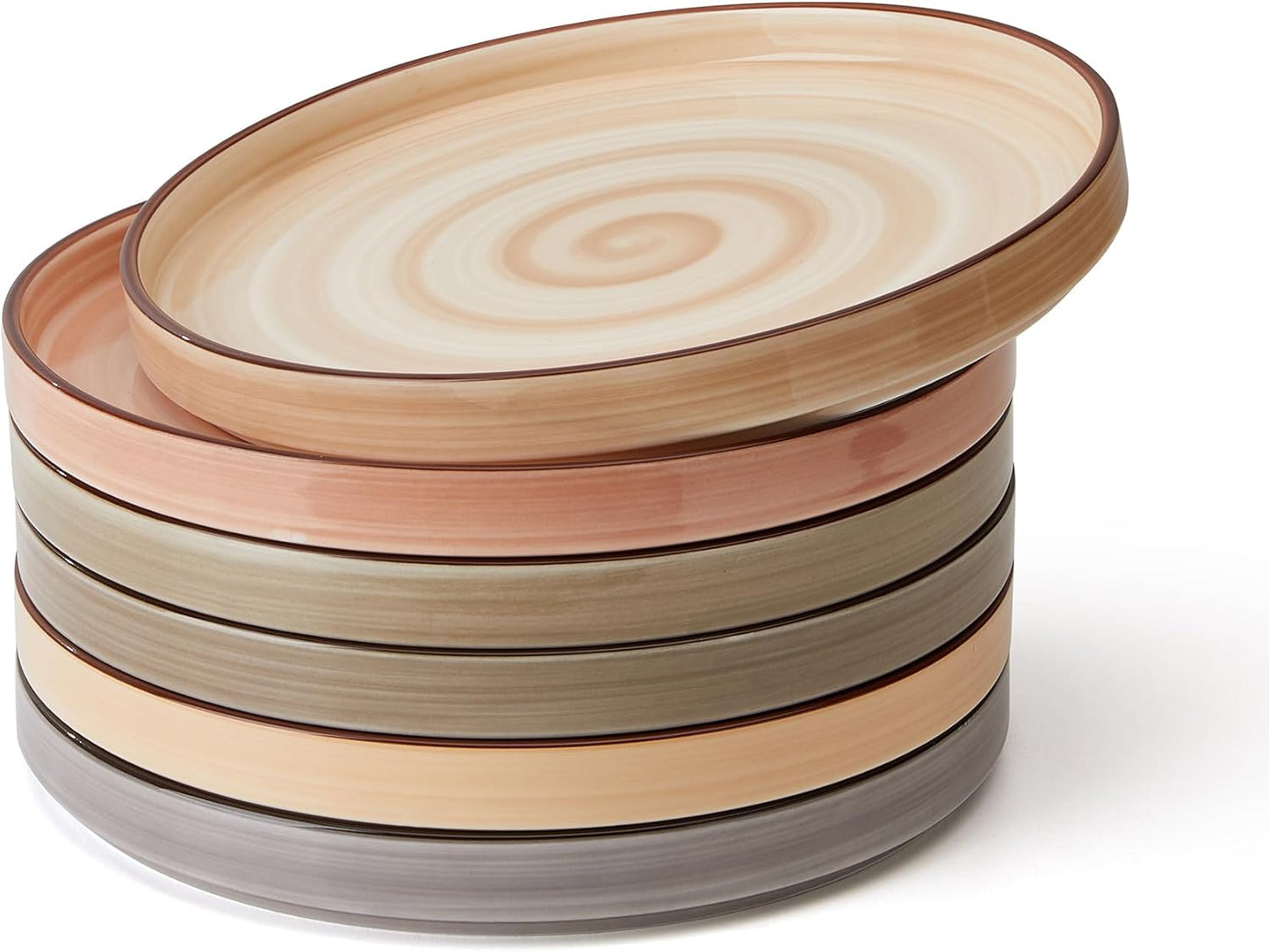Sweese 7.8 Inch Porcelain Dessert Plates Set of 6 for All Meals
