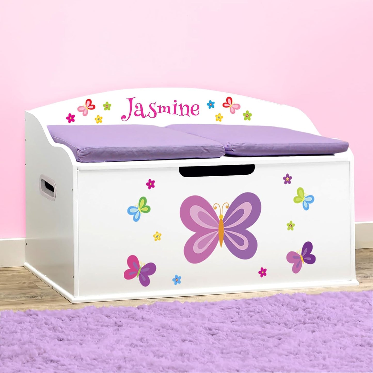 DIBSIES Personalized Creative Wonders Toy Box for Kids' Rooms