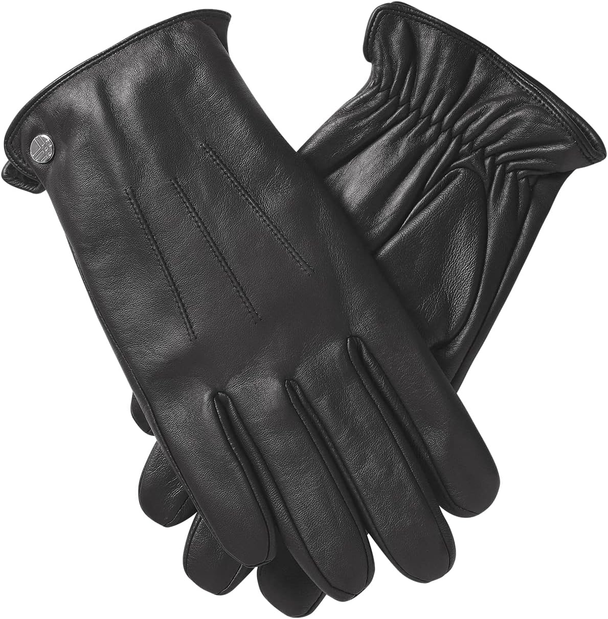 Vislivin Men's Touchscreen Leather Gloves