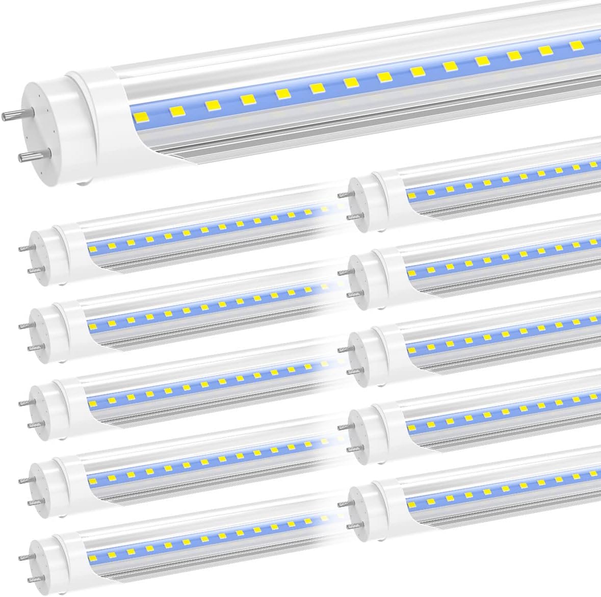 CNSUNWAY T8 LED Bulbs 4 Foot, Energy Saving Tube Lights