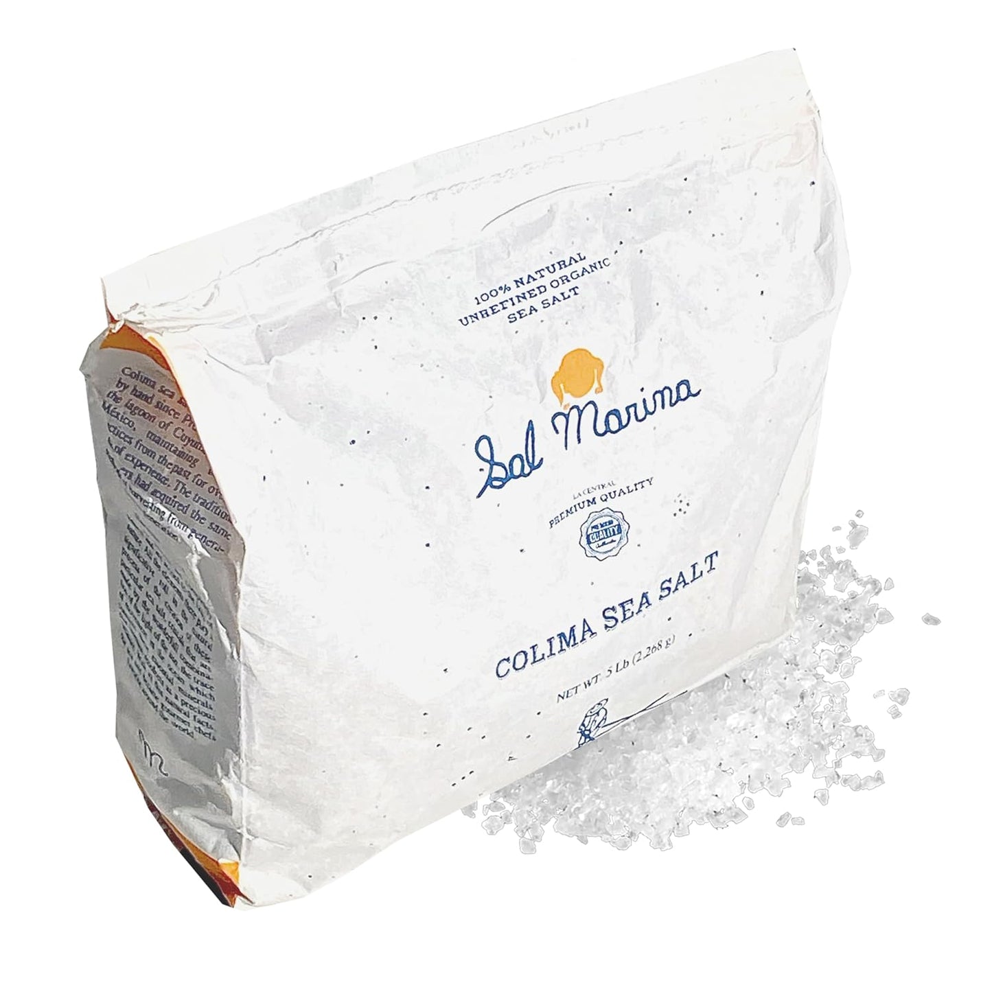 Unrefined Colima Sea Salt 5lbs - Natural Kosher Seasoning