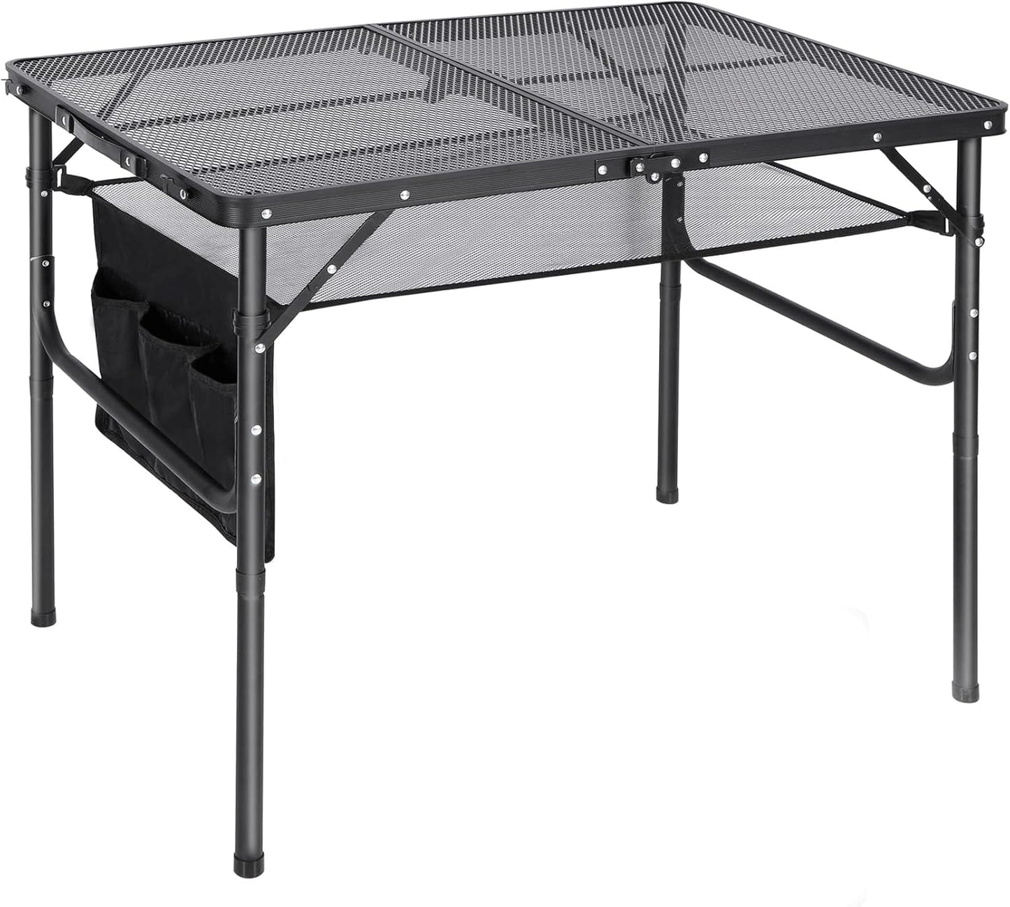 REDCAMP 36x24 Folding Grill Table for Outdoor Cooking and BBQ