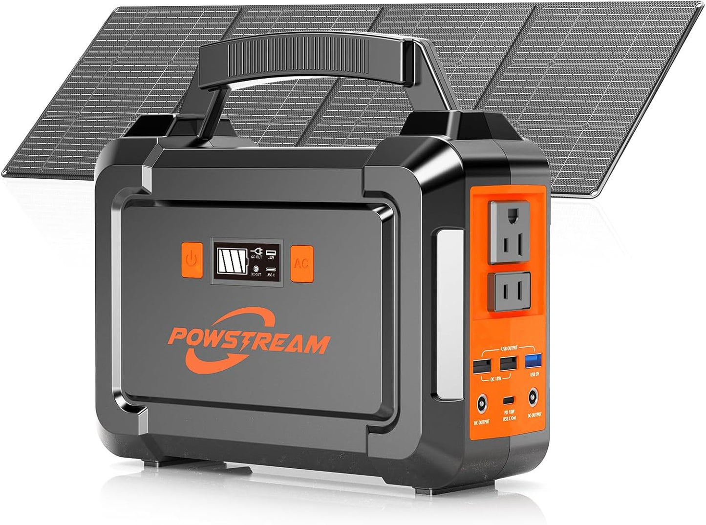 Portable Solar Generator & Panel Set | POWSTREAM