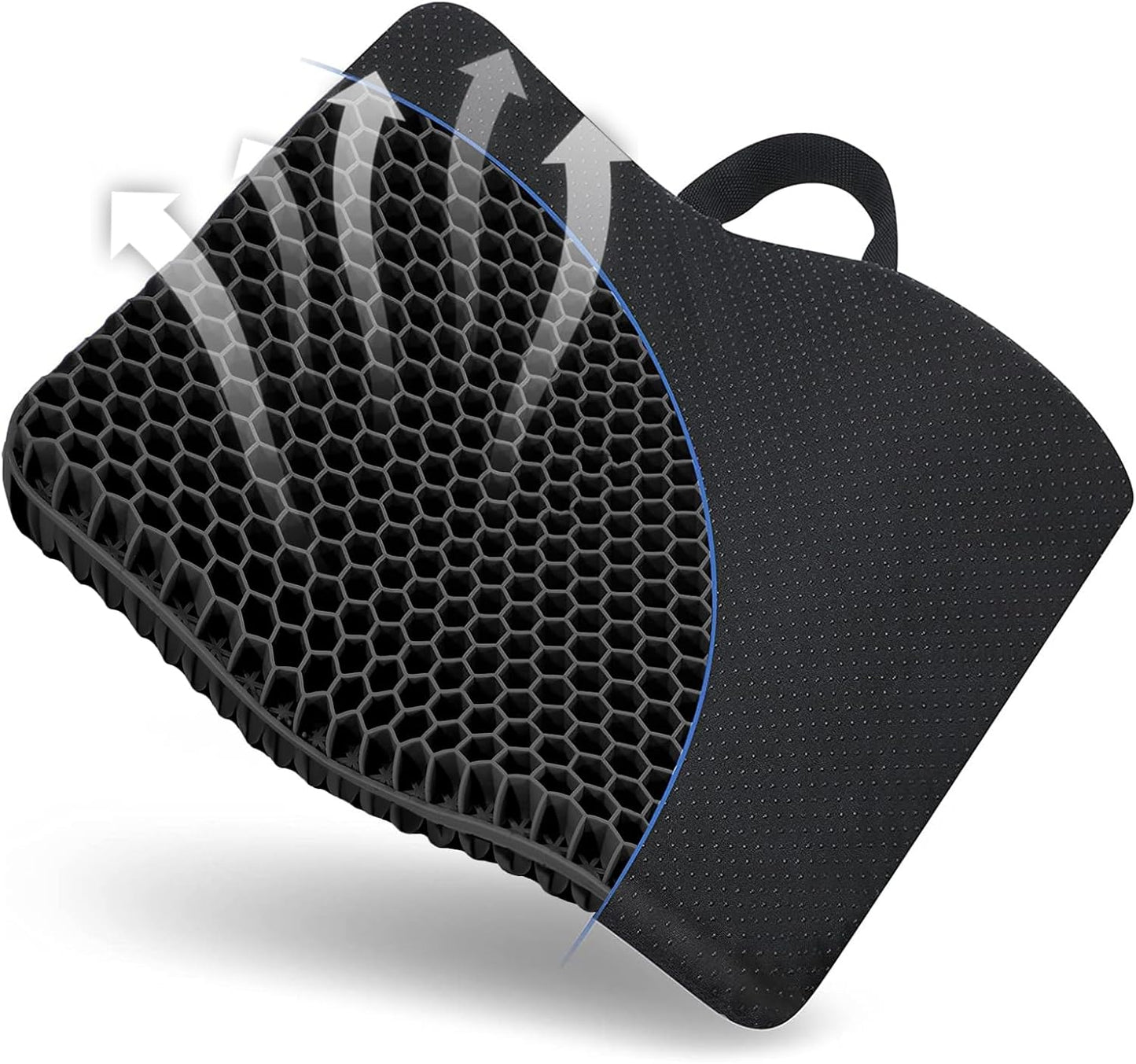 Breathable Gel Seat Cushion - Comfort for Long Sitting