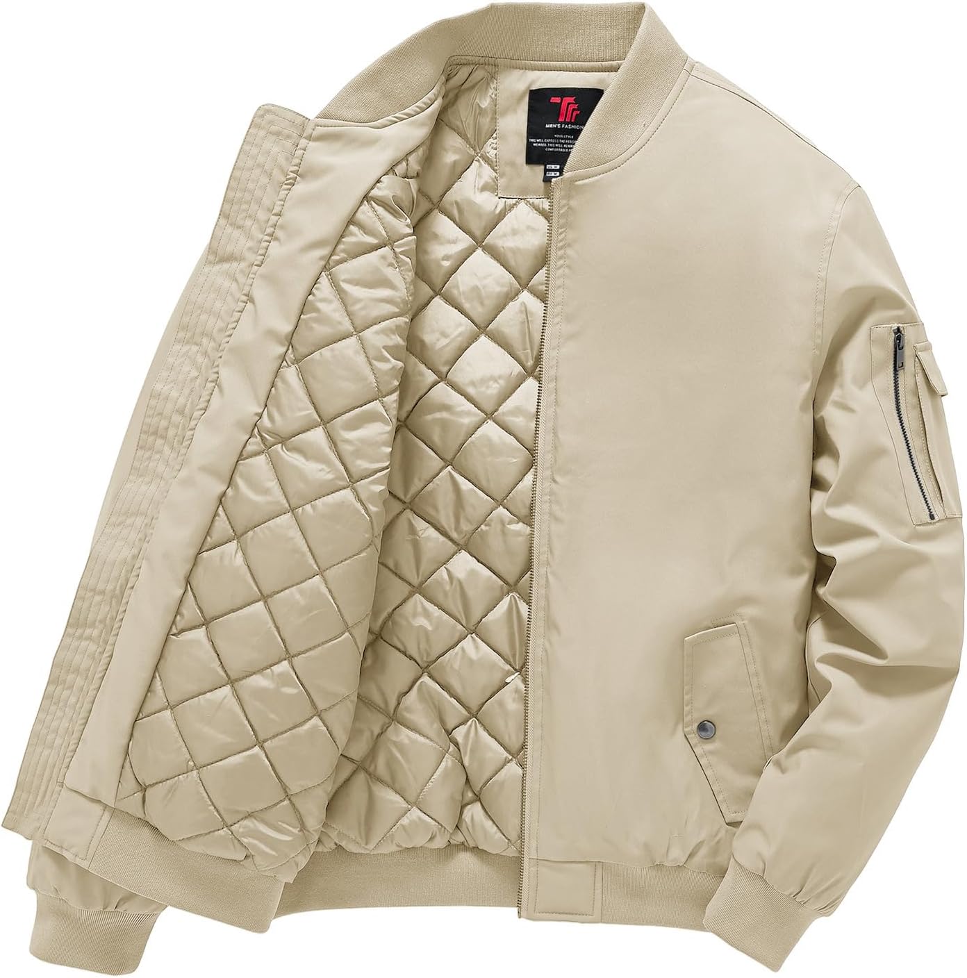 Gopune Men's Windproof Bomber Jacket for Stylish Comfort