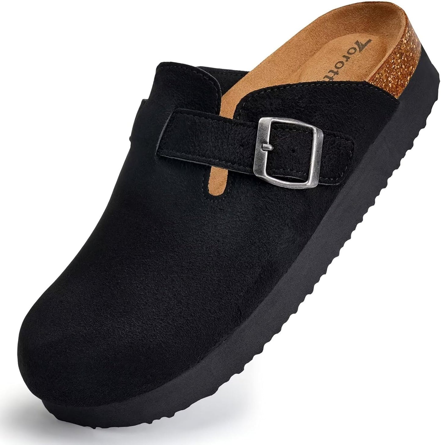 Torotto Womens Clogs with Cork Footbed and Arch Support Shoes