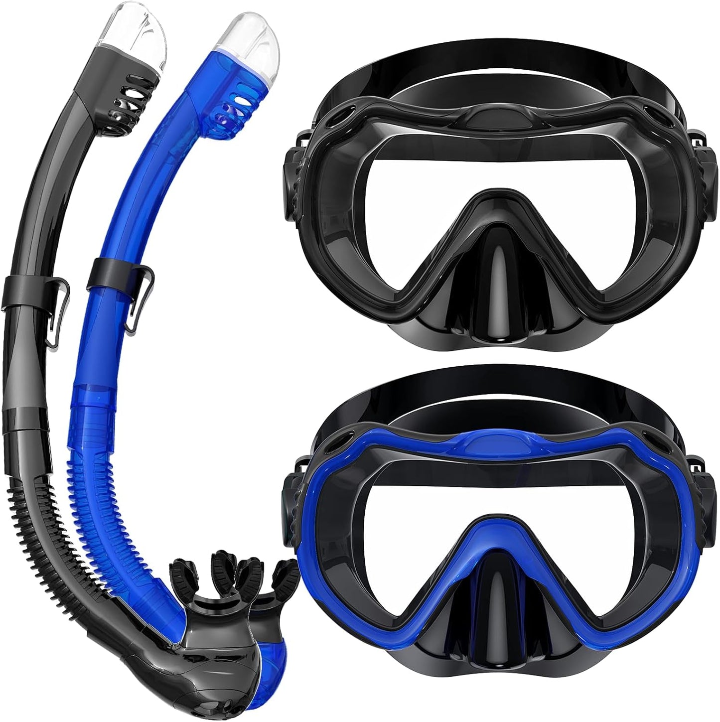 180 Panoramic View Snorkel Mask Set