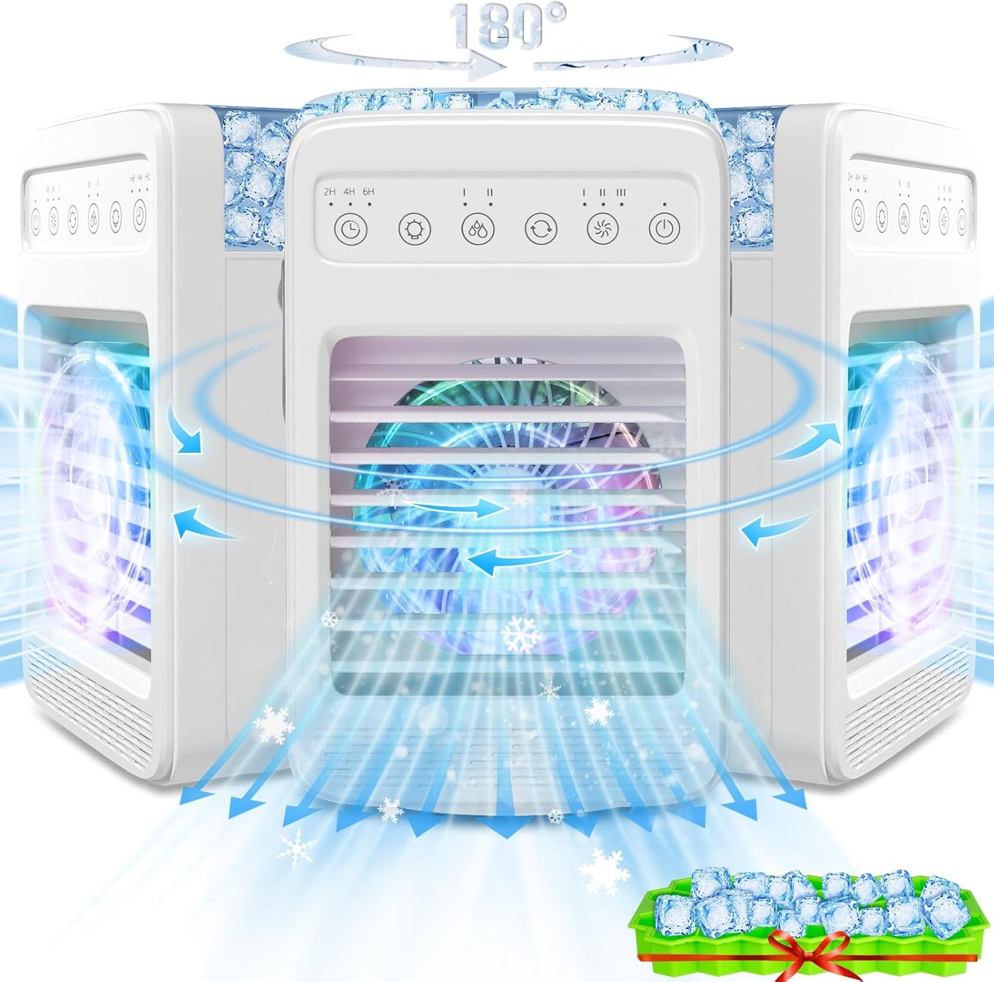 Portable Air Conditioner with Humidifier - Cooler & Fresher Air Anywhere!